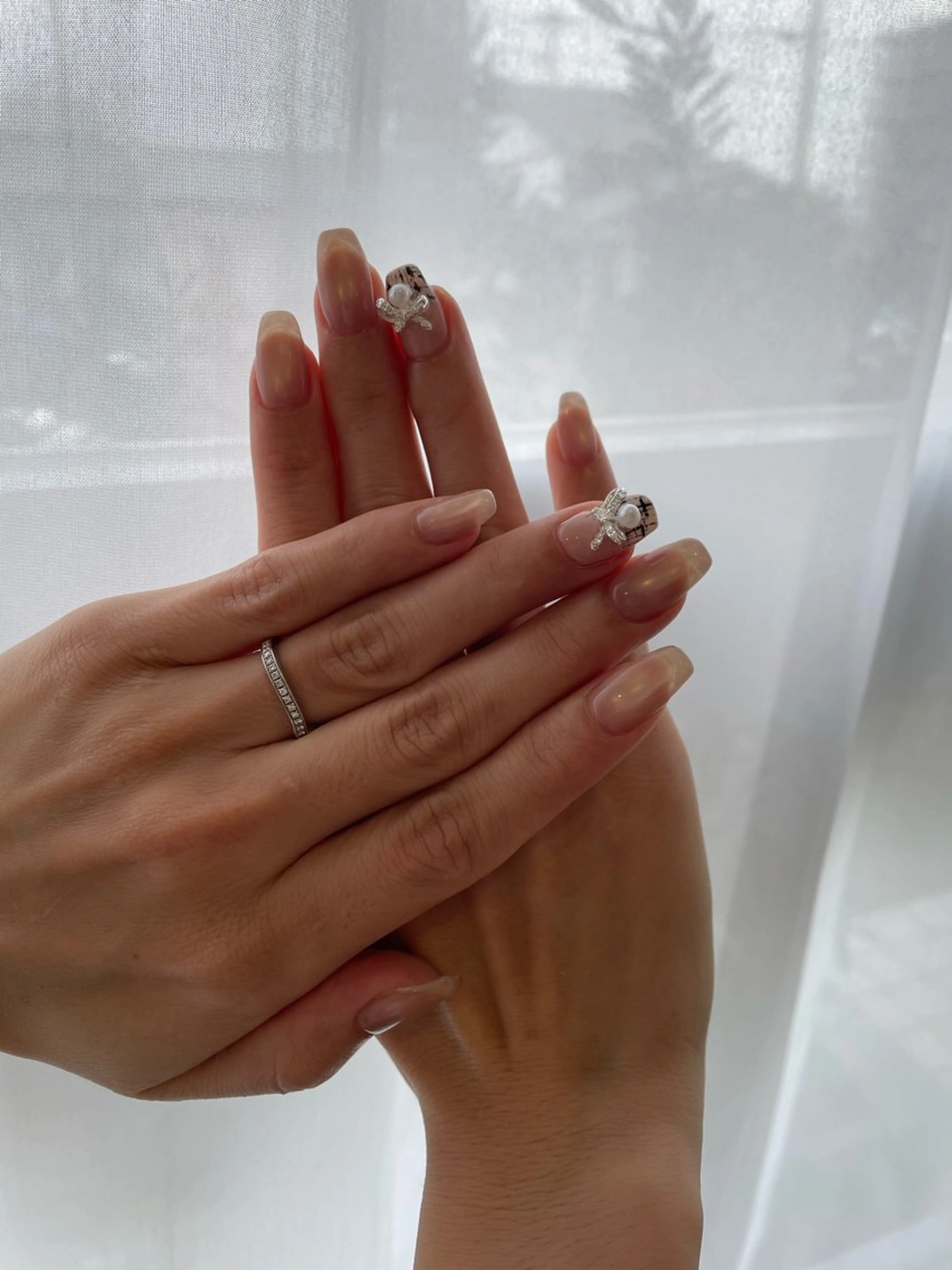 ネイル ツイードネイル mimin. by felimoのネイルデザイン