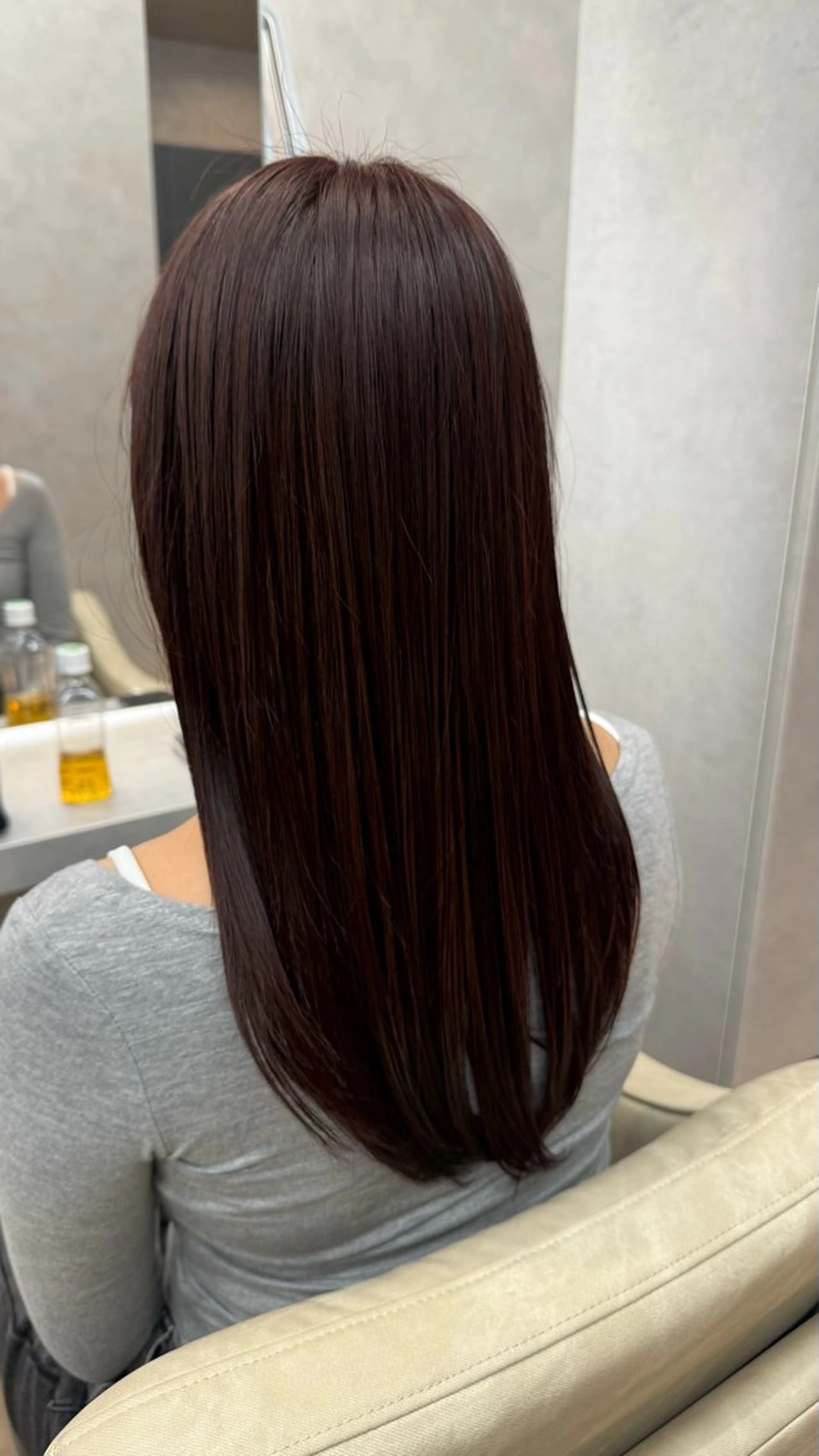 セミロング イデ マサキのヘアスタイル