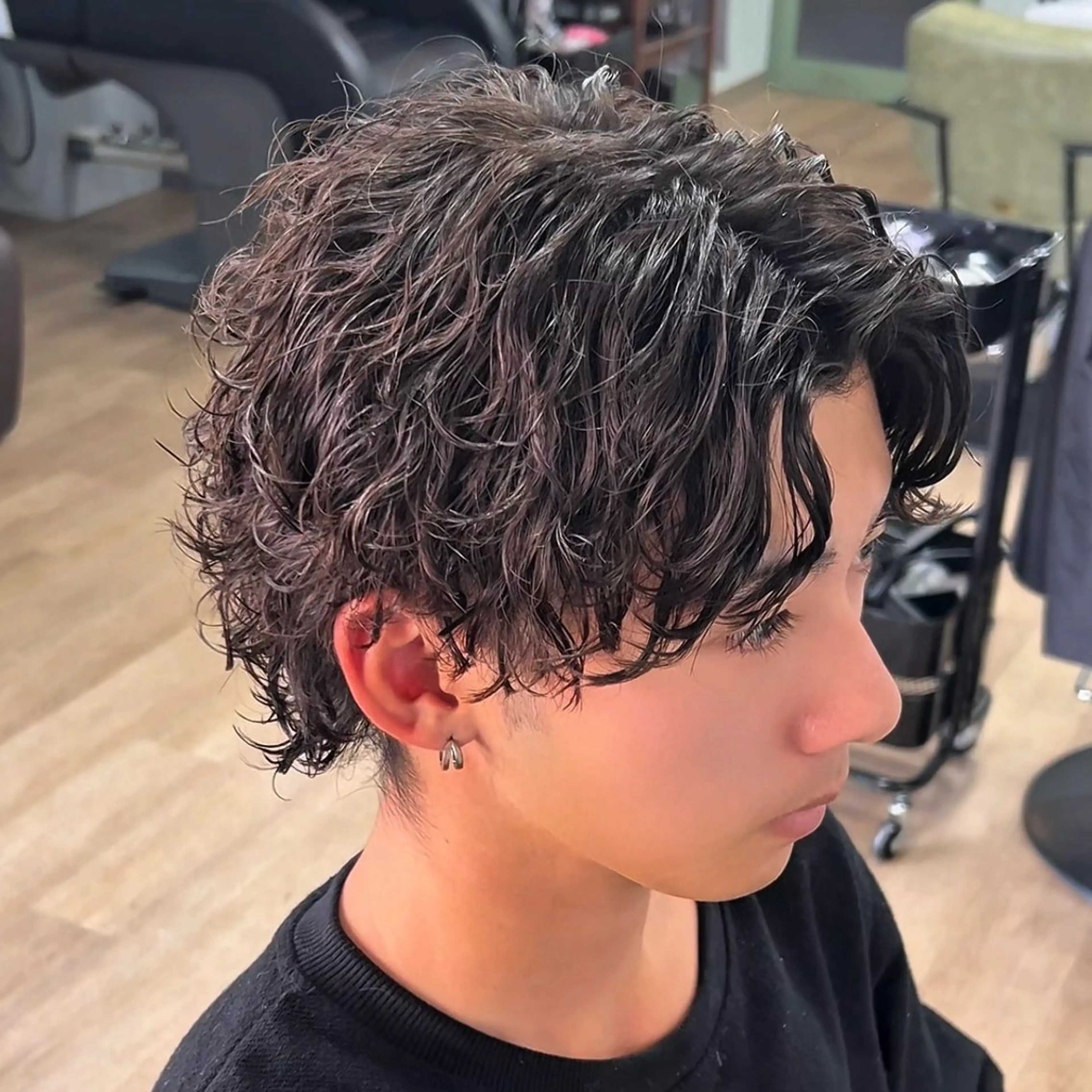 パーマ メンズ メンズパーマ スパイラルパーマ カット パーマ yori所属・メンズパーマ/メンズ カット/たばたよしきのヘアスタイル