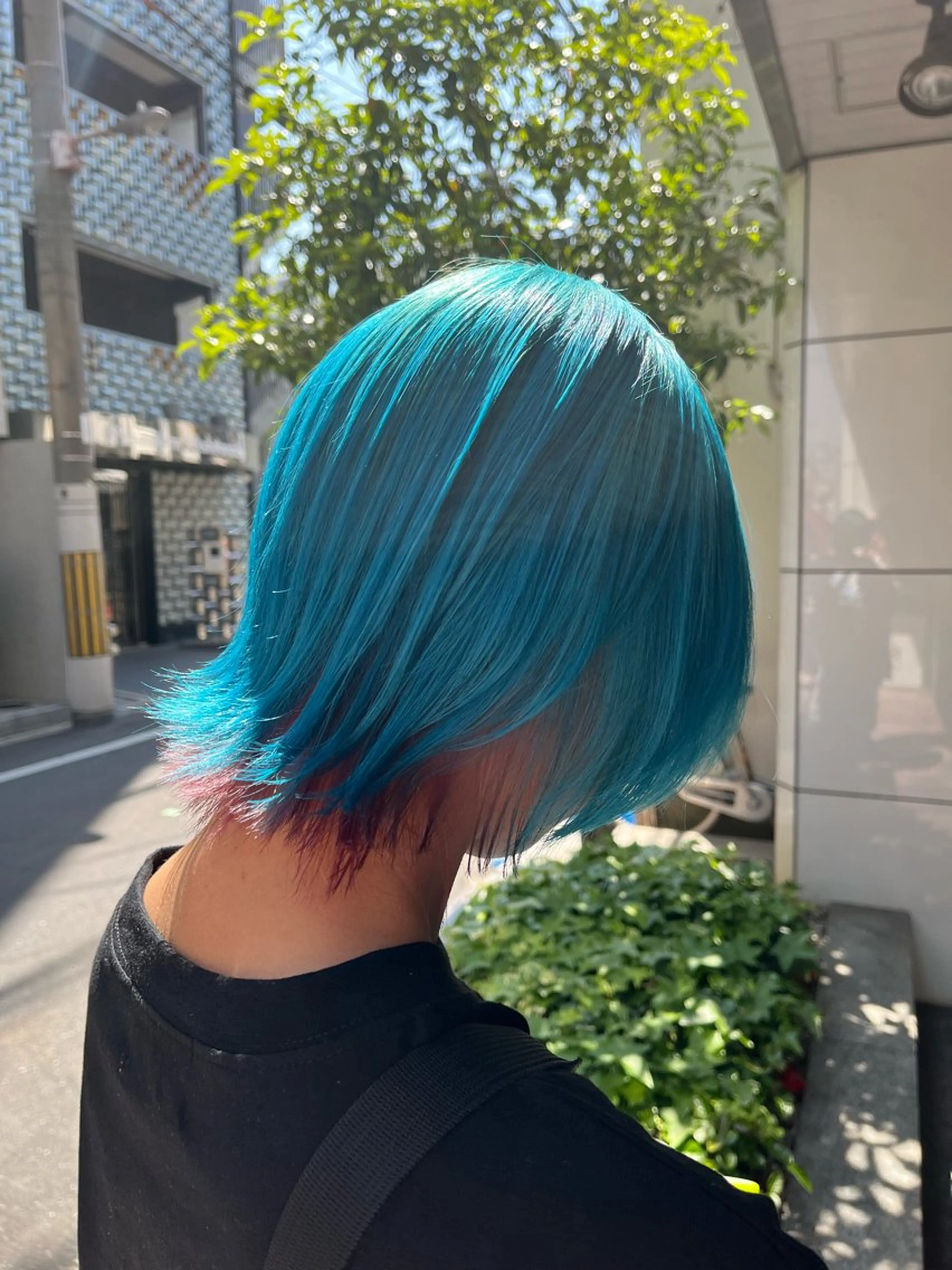 ミディアム カット ヘアカラー トリートメント 坂谷 BUCKS/縮毛矯正のヘアスタイル
