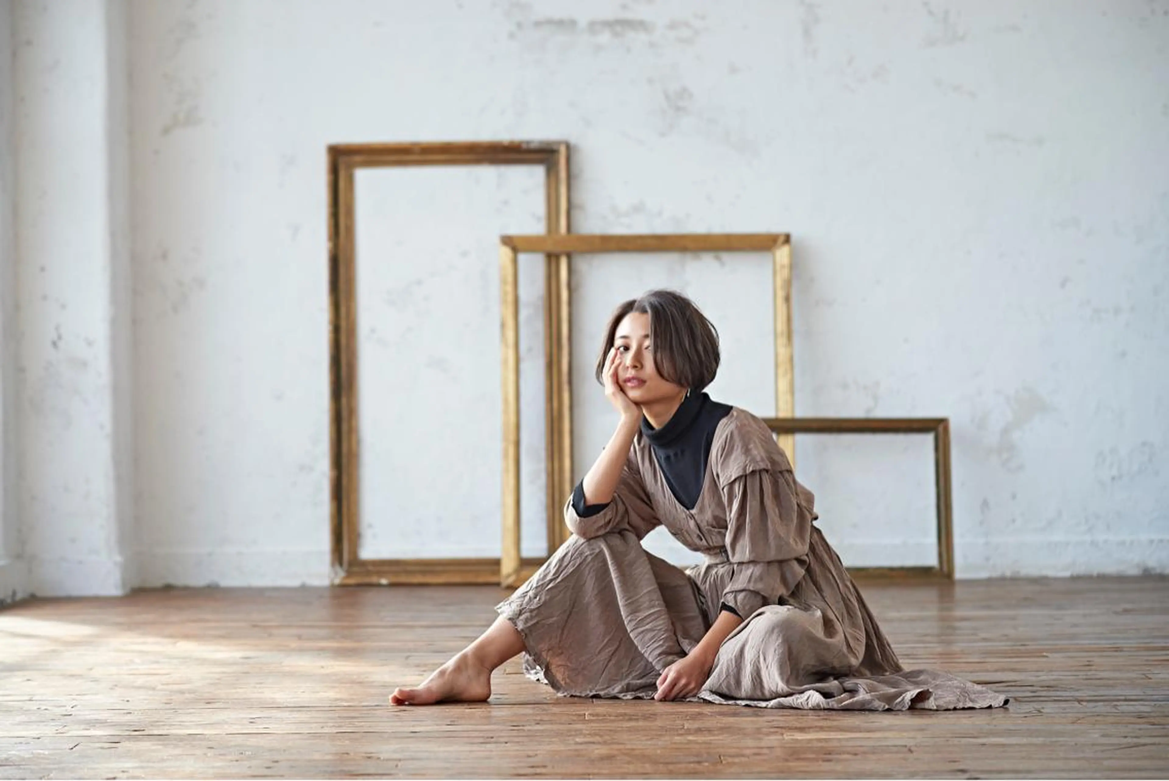 ショート ショートヘア カット ヘアカラー トリートメント 所渉/韓国レイヤー /ウルフカットのヘアスタイル