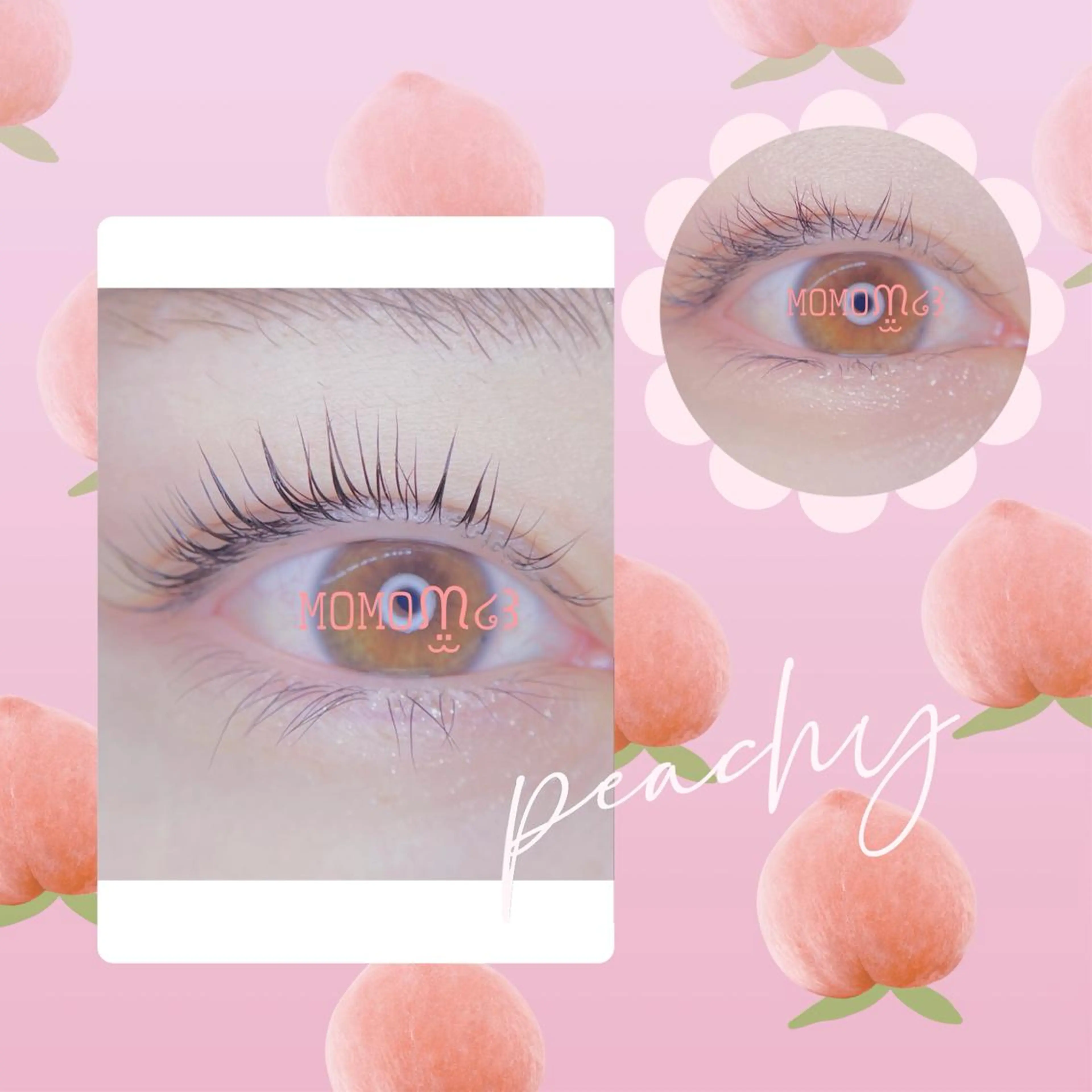 マツエク・マツパ フラットラッシュ ナチュラル パリジェンヌラッシュリフト 下まつげエクステ 一重×まつ毛パーマ モテデザインのプロ モモ🍑のマツエク・マツパデザイン