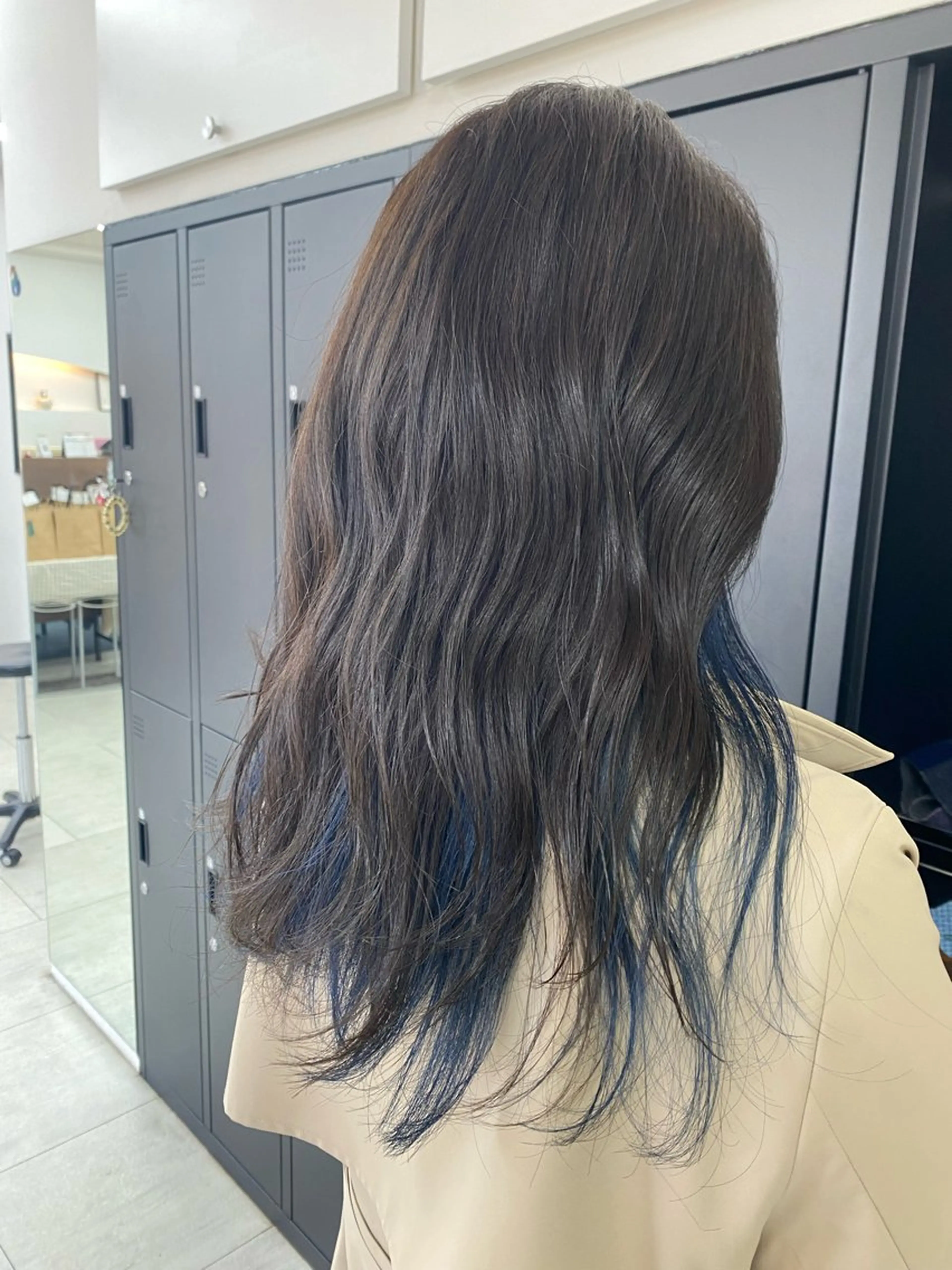 ロング アッシュ ヘアカラー トリートメント 月野涼風 /レイヤーカットのその他イメージ