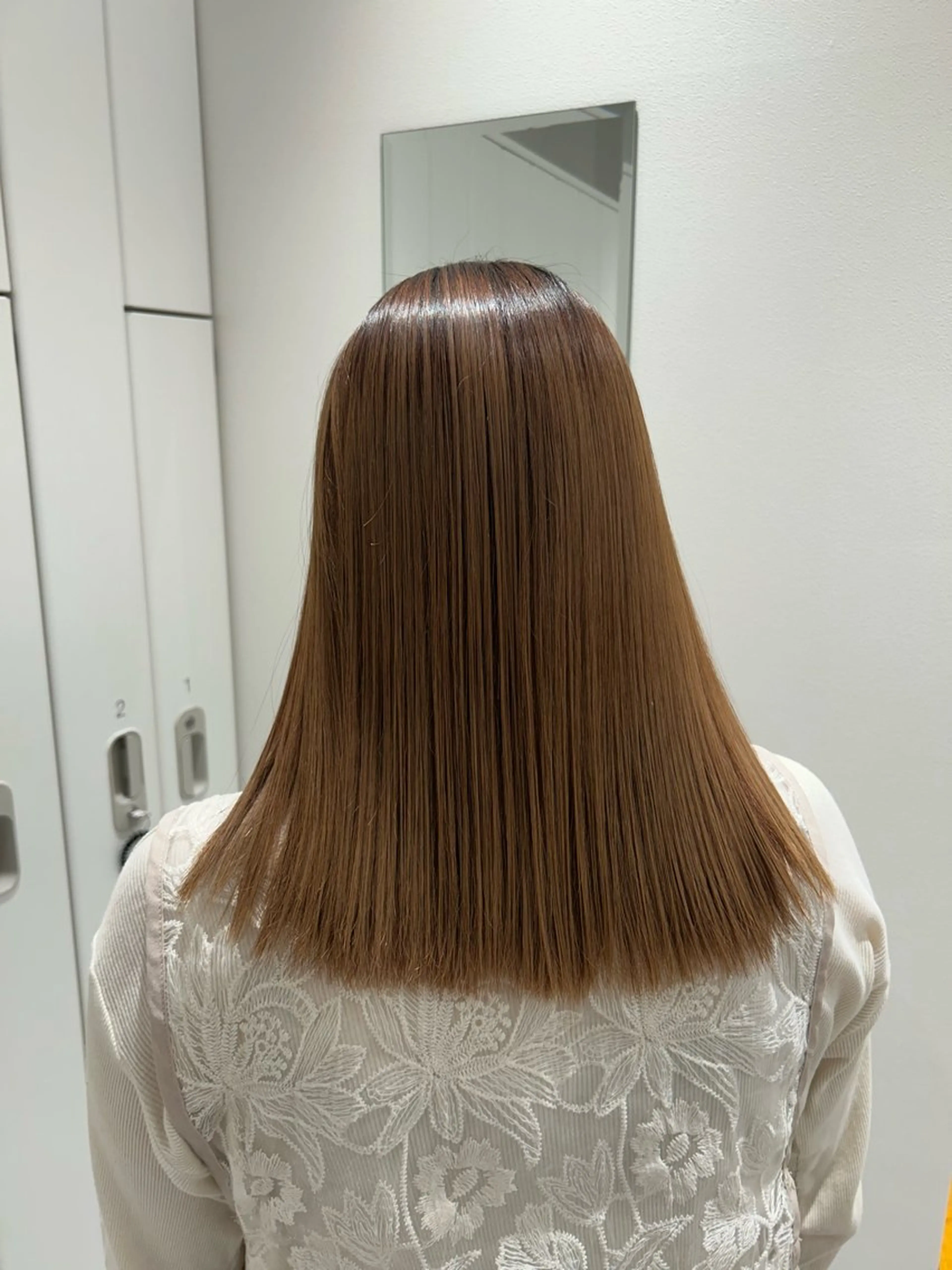 ミディアム 髪質改善 トリートメント トリートメント おしゃれボブ/暖色 カラー🧶いろはのヘアスタイル