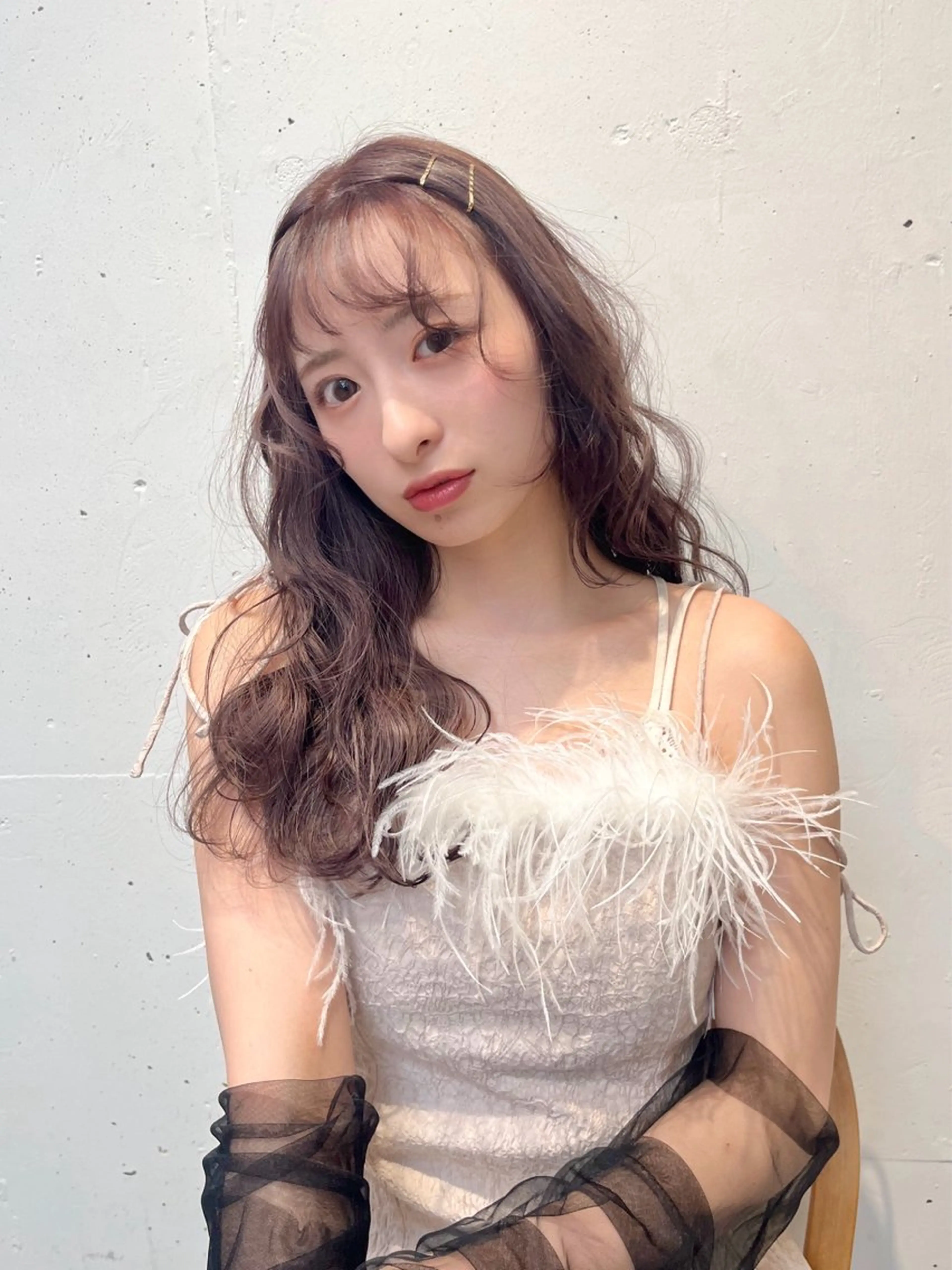 ロング カラー カット ヘアカラー 🎀taro ブリーチなしカラーのヘアスタイル