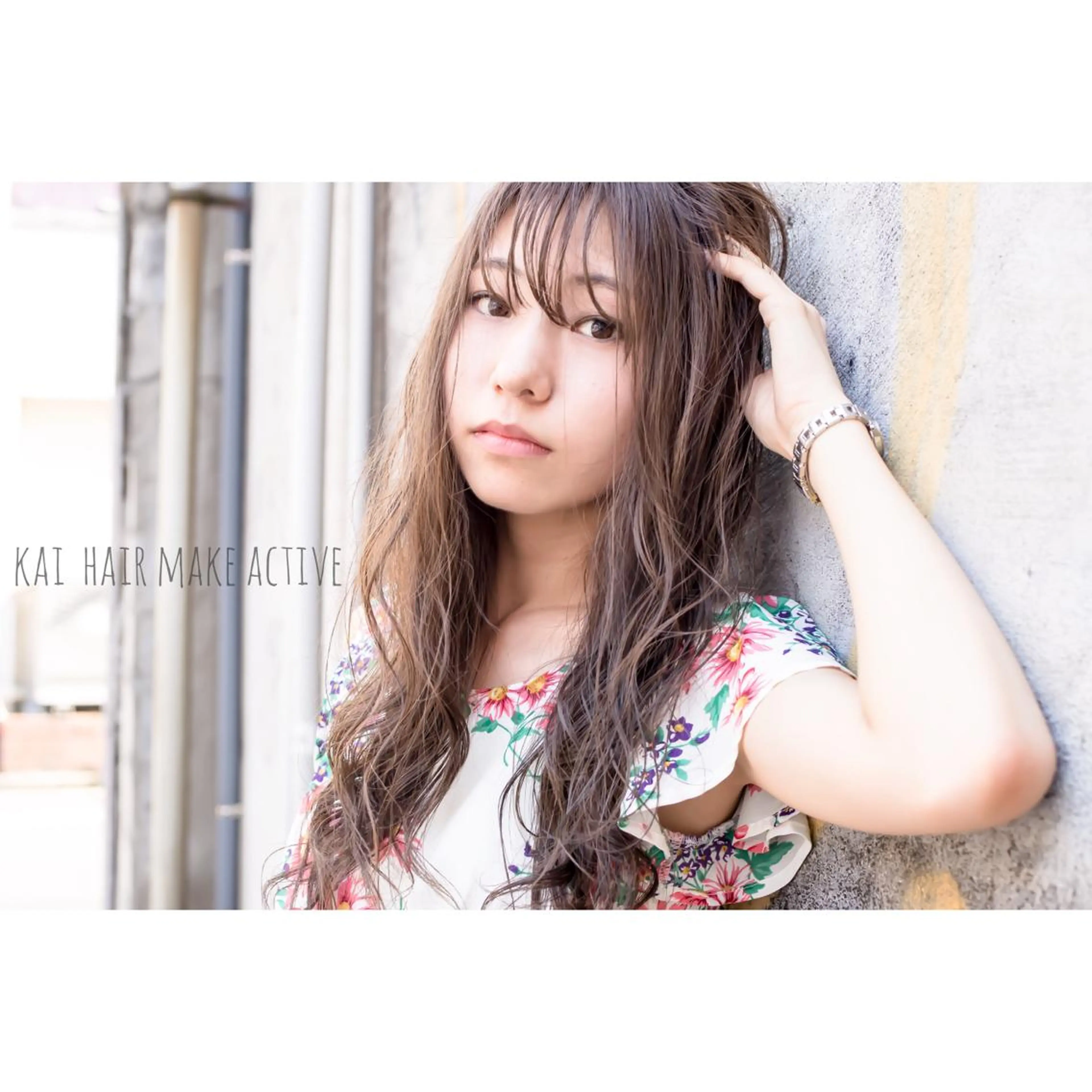 パーマ+外国人風イルミナカラー+「骨格に合わせた」 カット + 2ステップトリートメント＋マイクロバブルの写真