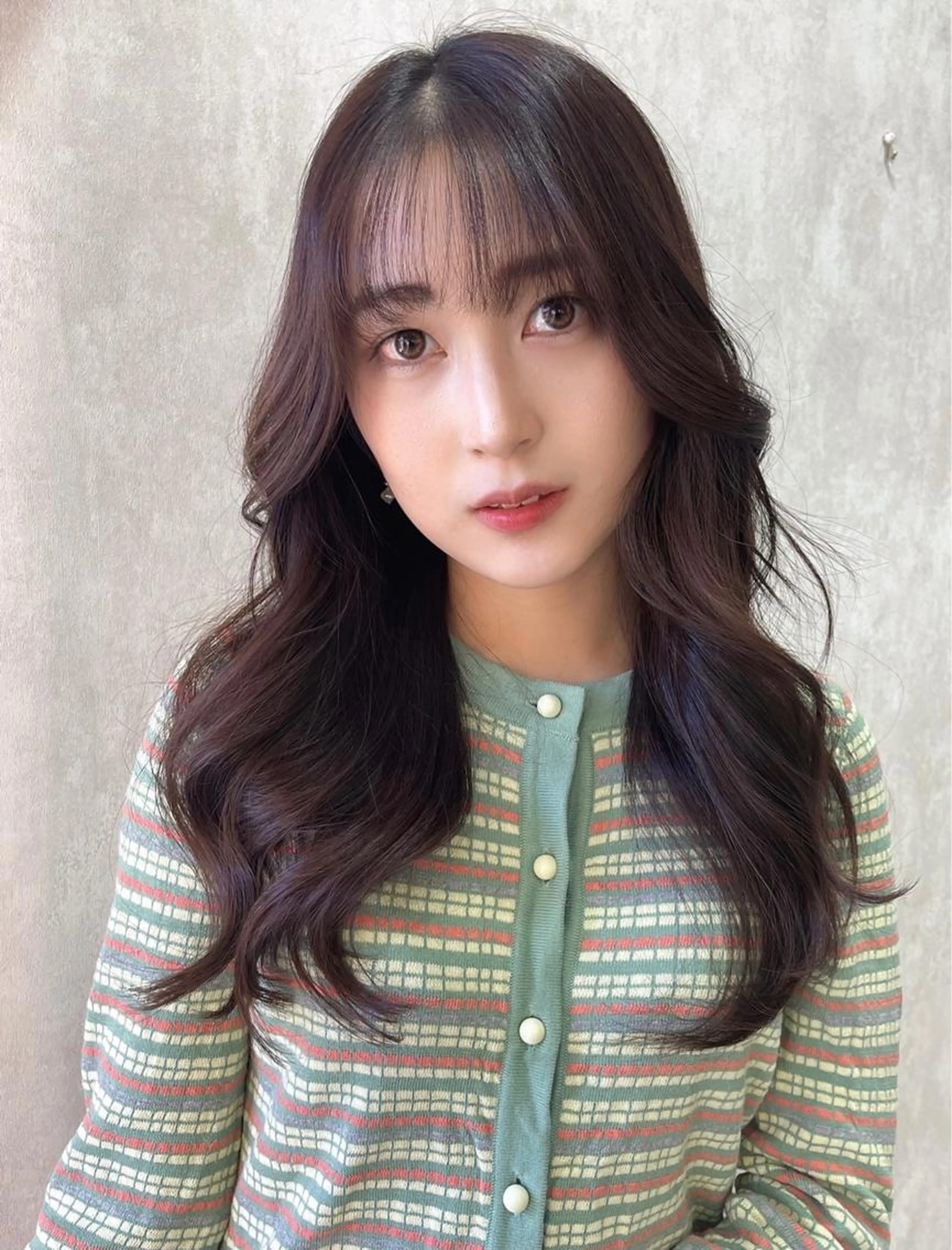 上品な大人韓国へア力ット×プレミアムN.カラーx3stepスチームトリートメントの写真