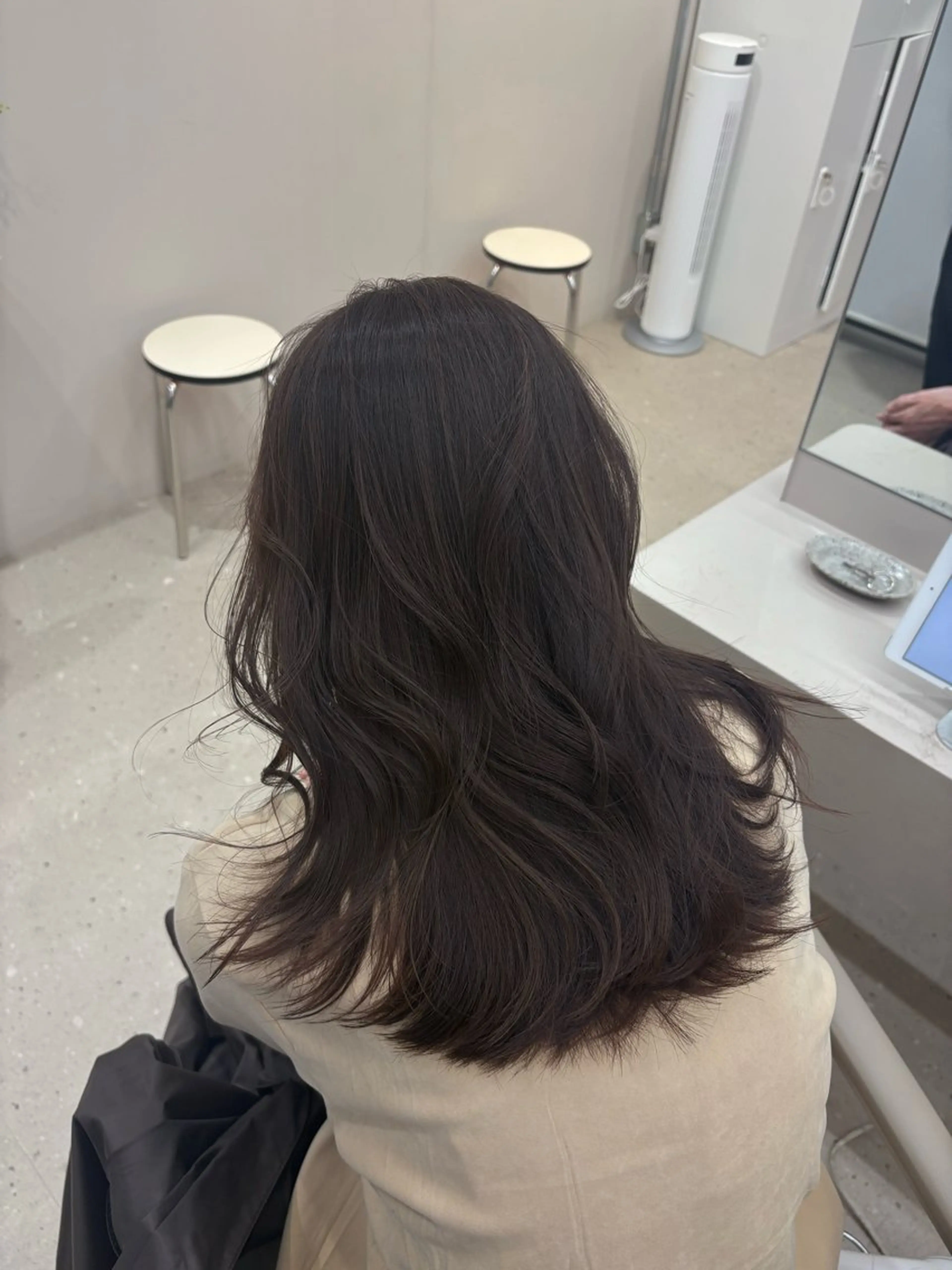 ロング カラー ベージュカラー ショコラベージュ ラベンダーカラー ヘアカラー maya 🫧 カットモデル募集中♡のヘアスタイル