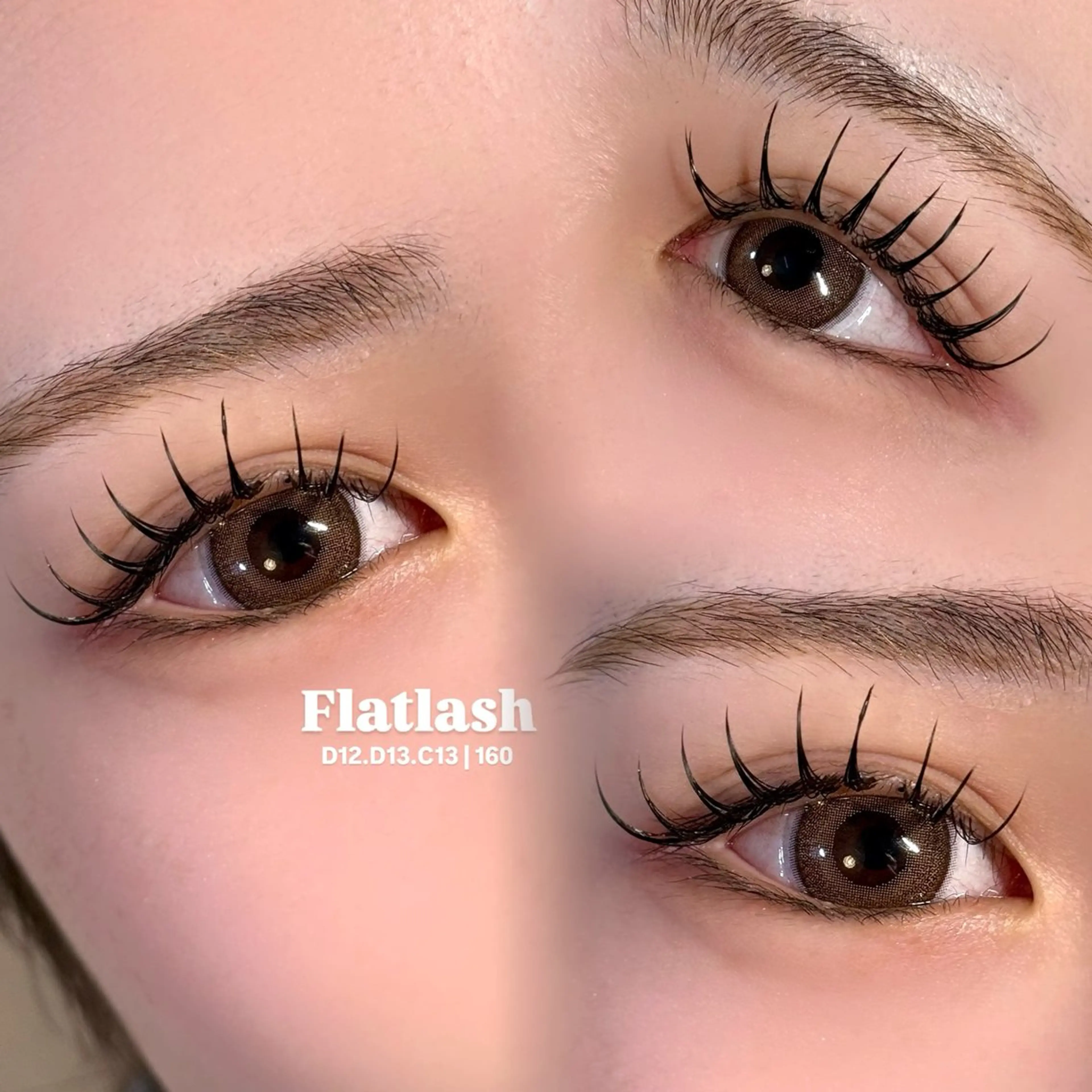 【💎ミニモ限定💎】《オフ&コーティング込》フラットラッシュ160本の写真