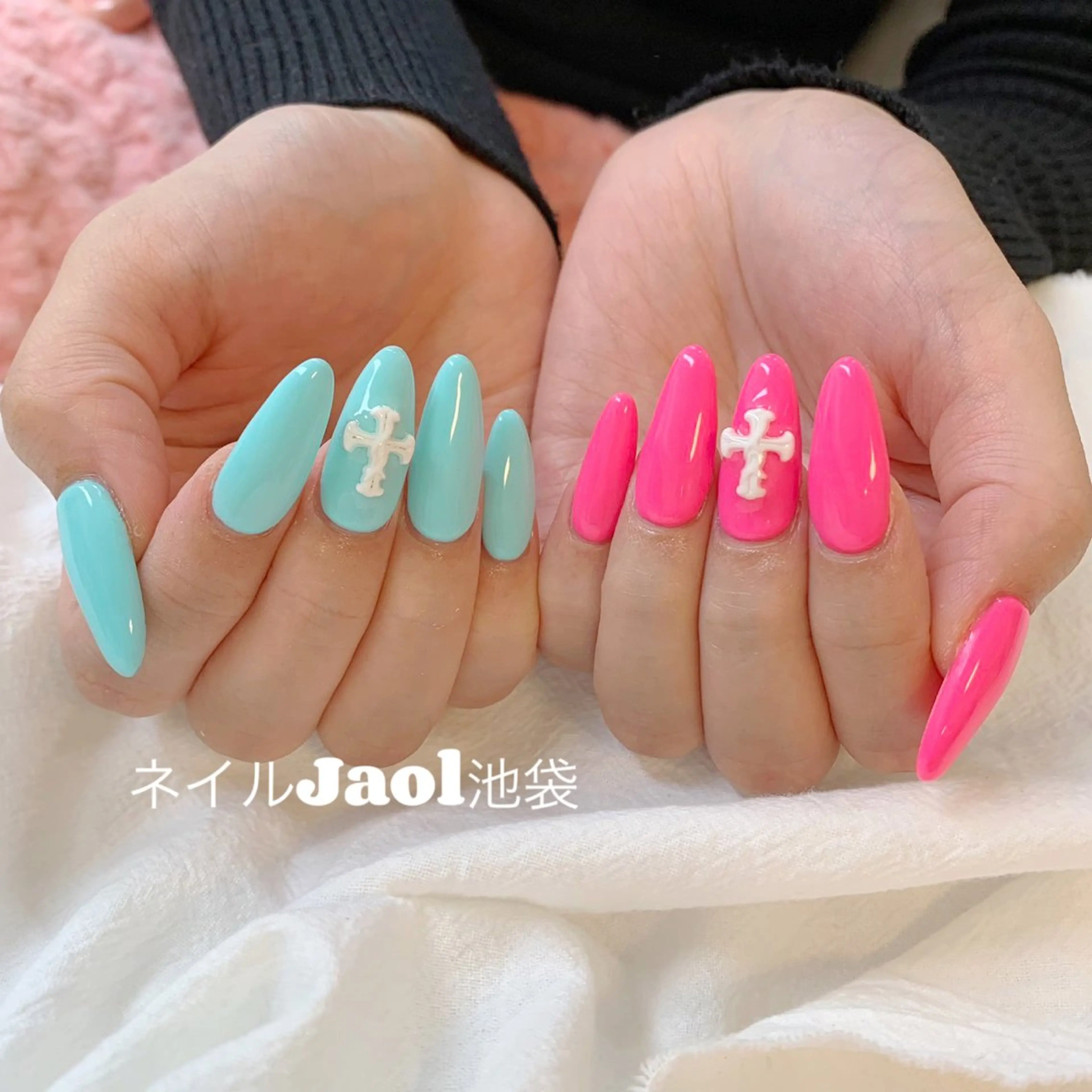 ロング ハンドネイル ネイルJaol 池袋のネイルデザイン