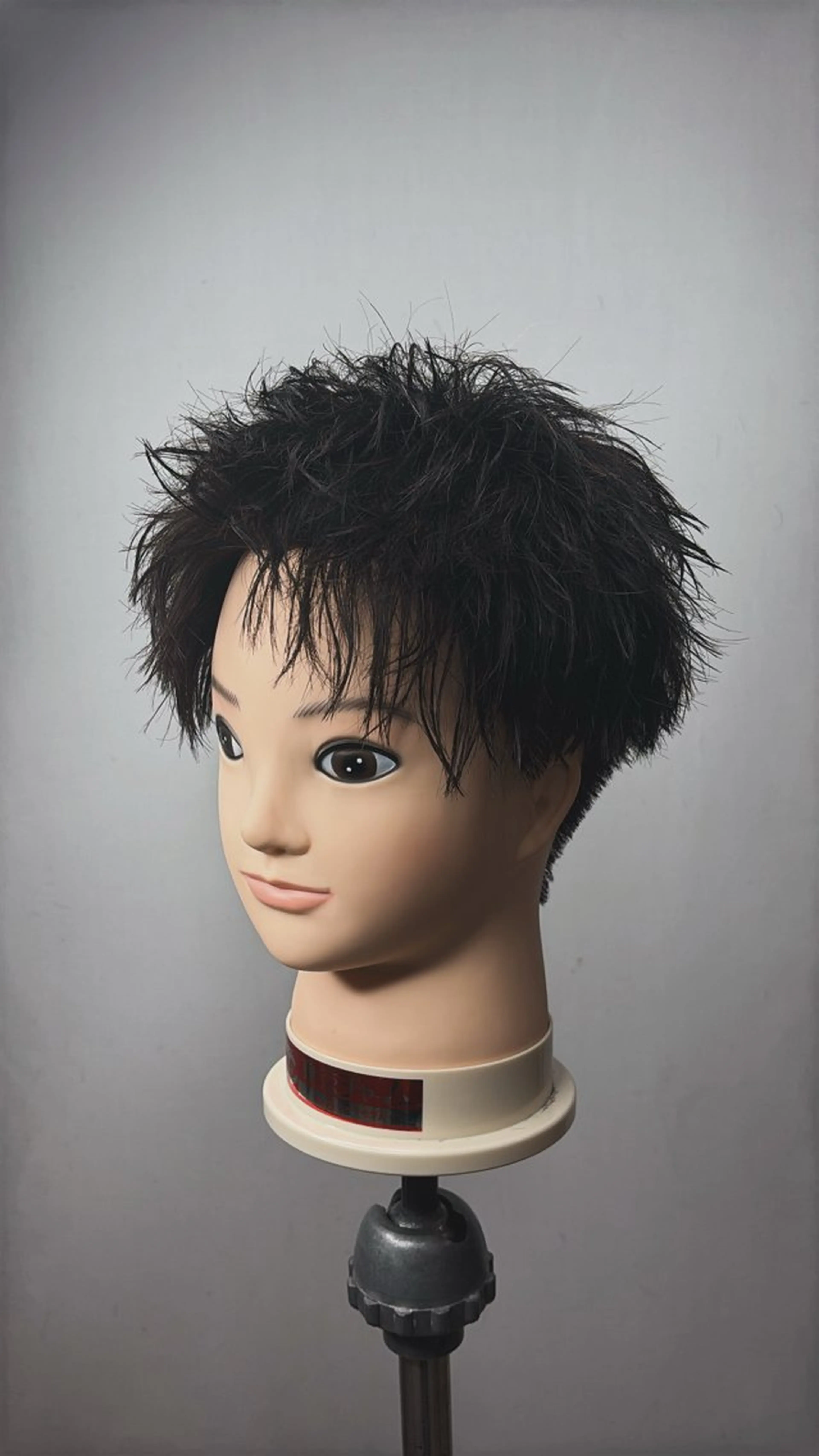 ショート パーマ メンズ アップバング スパイキーショート/ メンズパーマ/関内涼のヘアスタイル