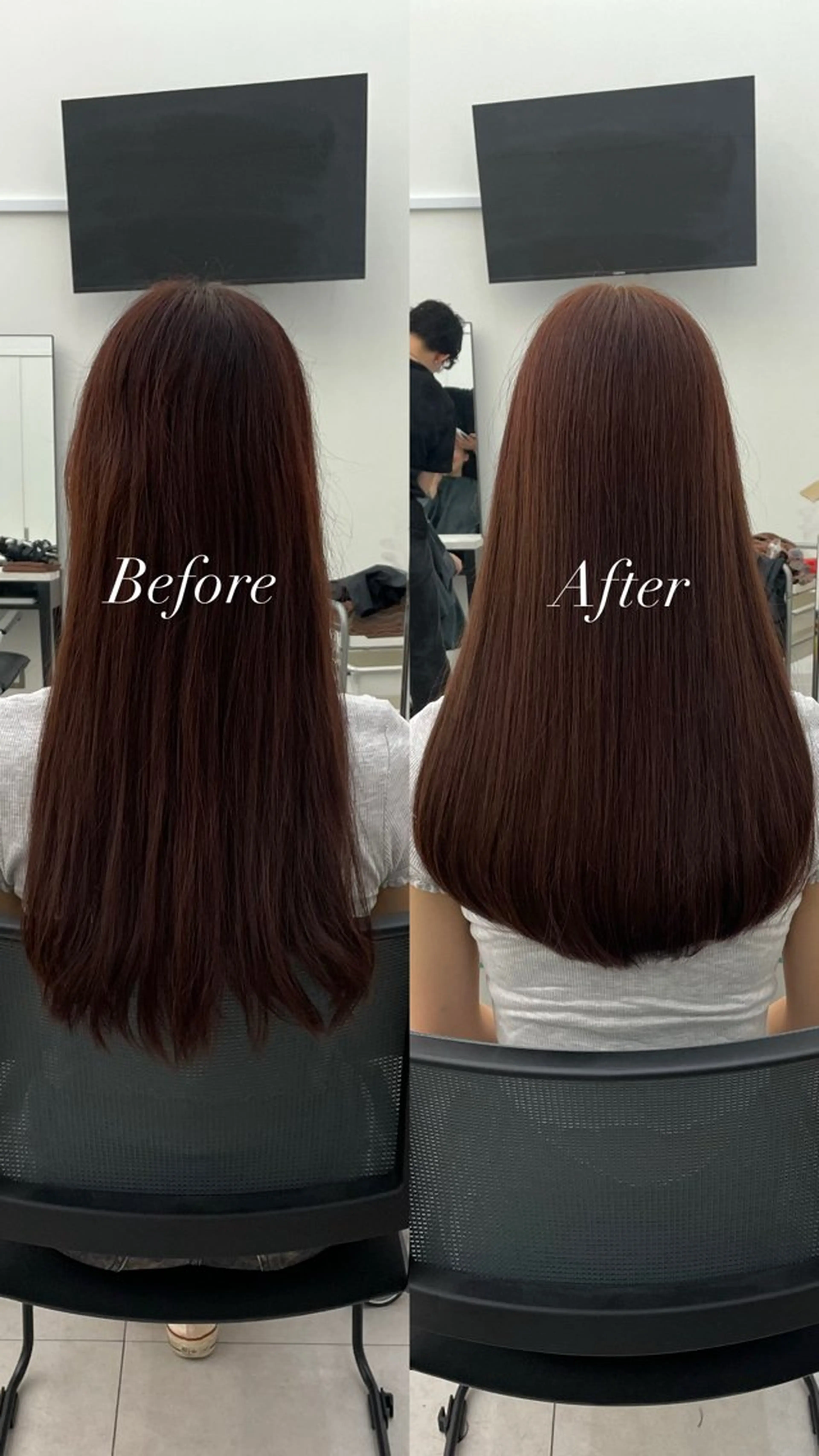 ロング カラー 透明感カラー Ayu🩶 パーマモデル募集中のヘアスタイル