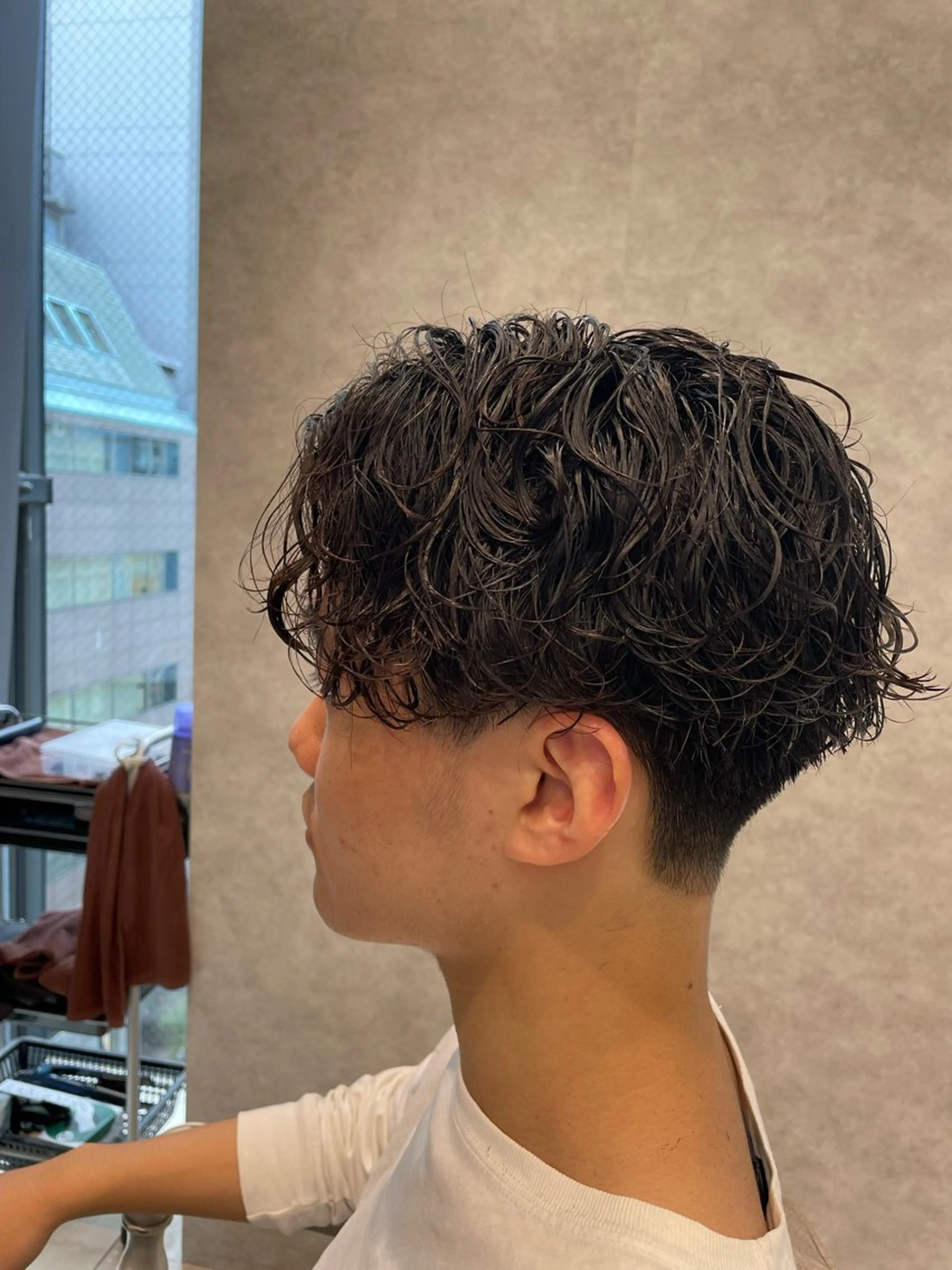ショート パーマ メンズ メンズヘア特化 廣田和也のヘアスタイル
