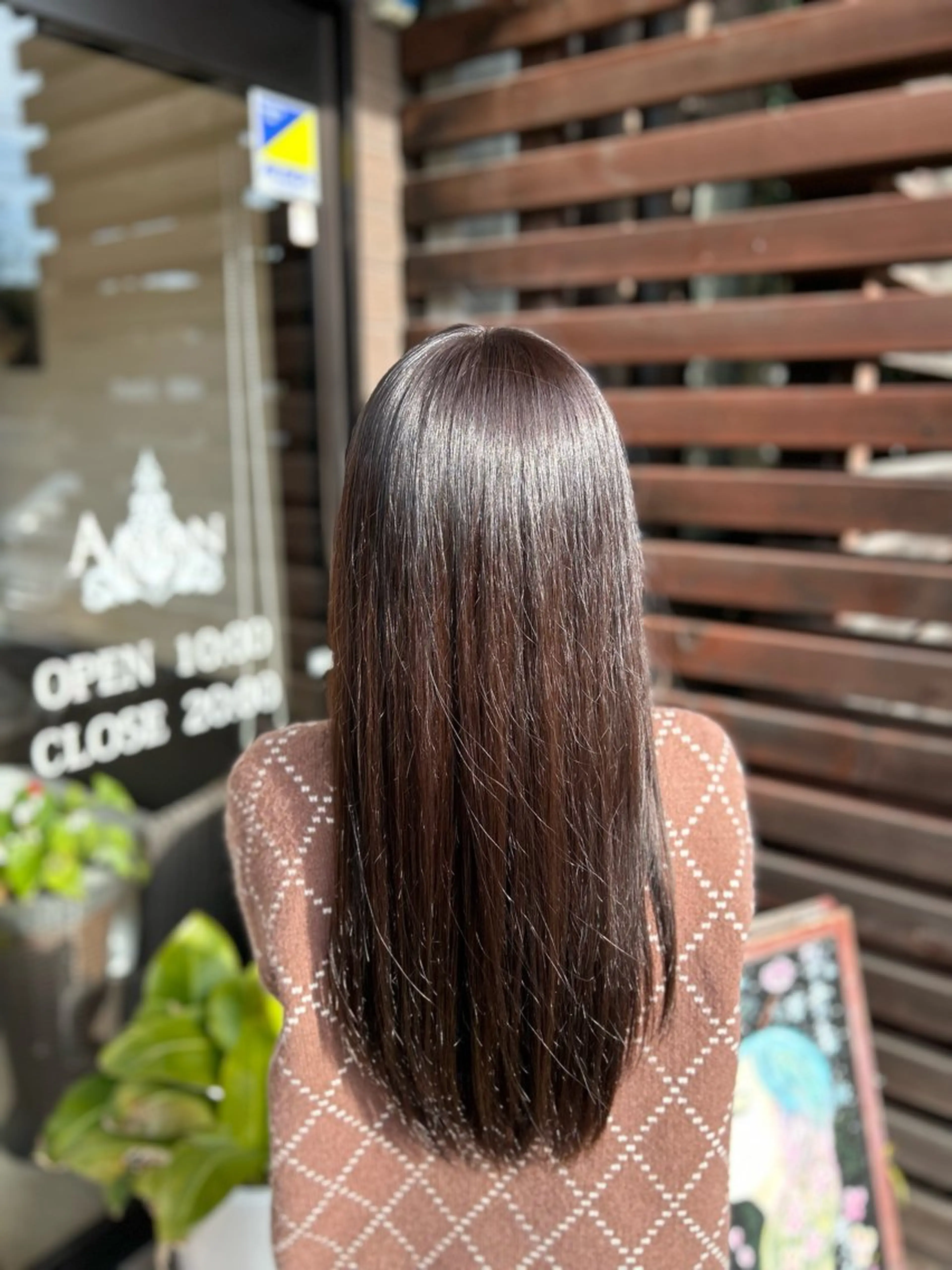 ロング 縮毛矯正 【AMAN】 篠田 蒼のヘアスタイル