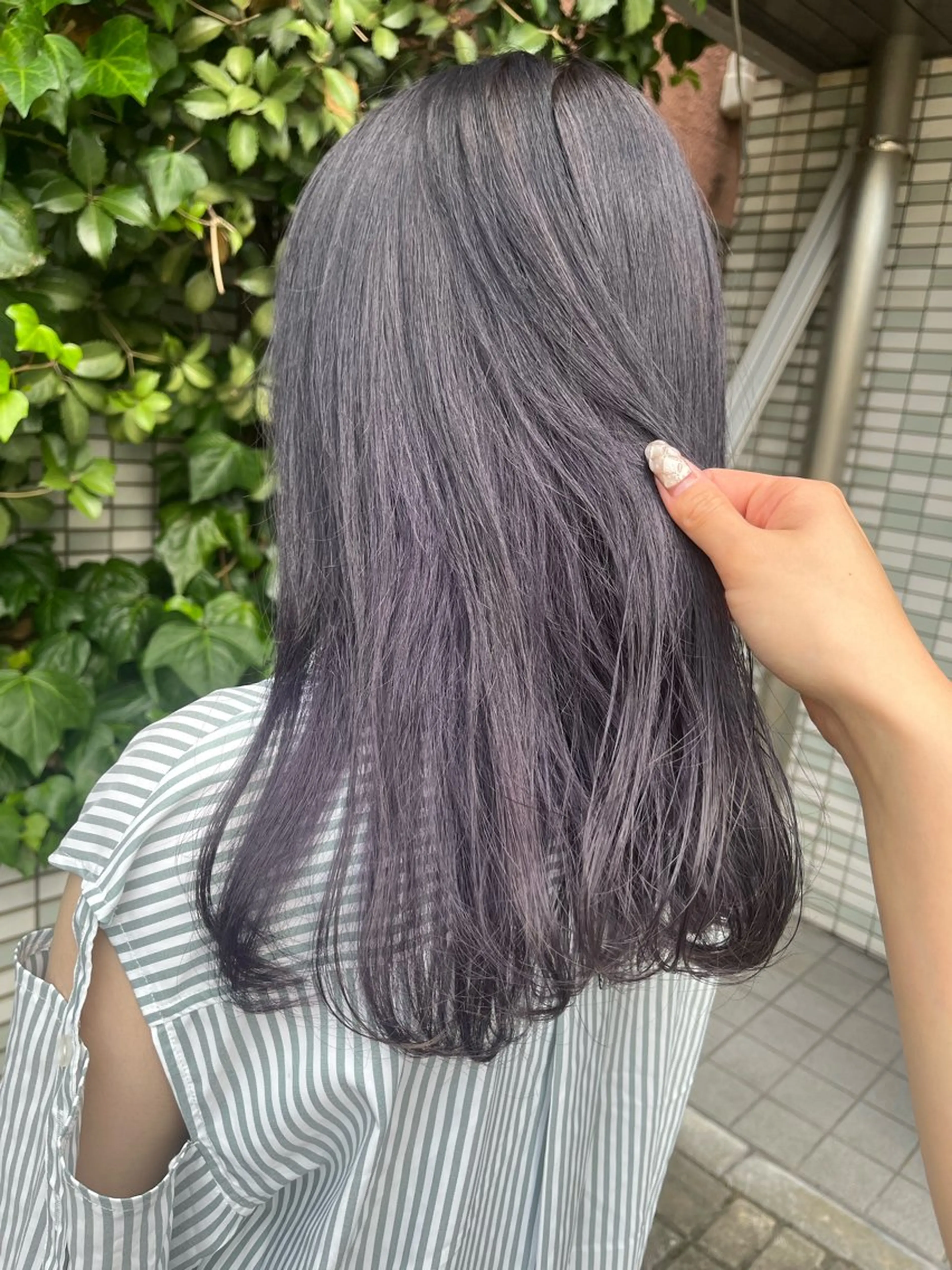 ロング カラー ラベンダーカラー IMARI /のヘアスタイル