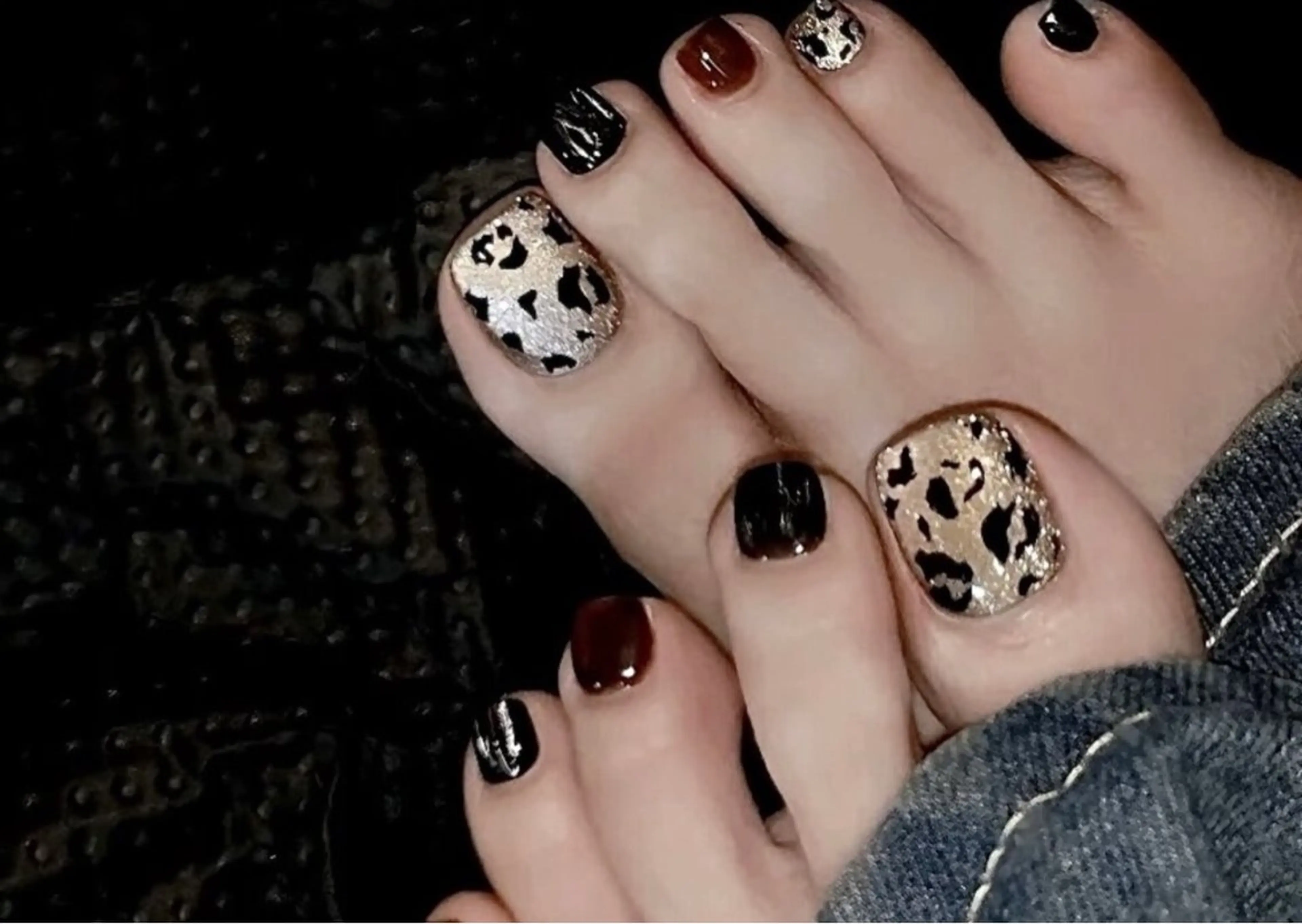 ネイル フレンチネイル ガーリー ガラスフレンチ 韓国ネイル ロングネイル フットネイル Venus nail チップ長さだし専門店のネイルデザイン