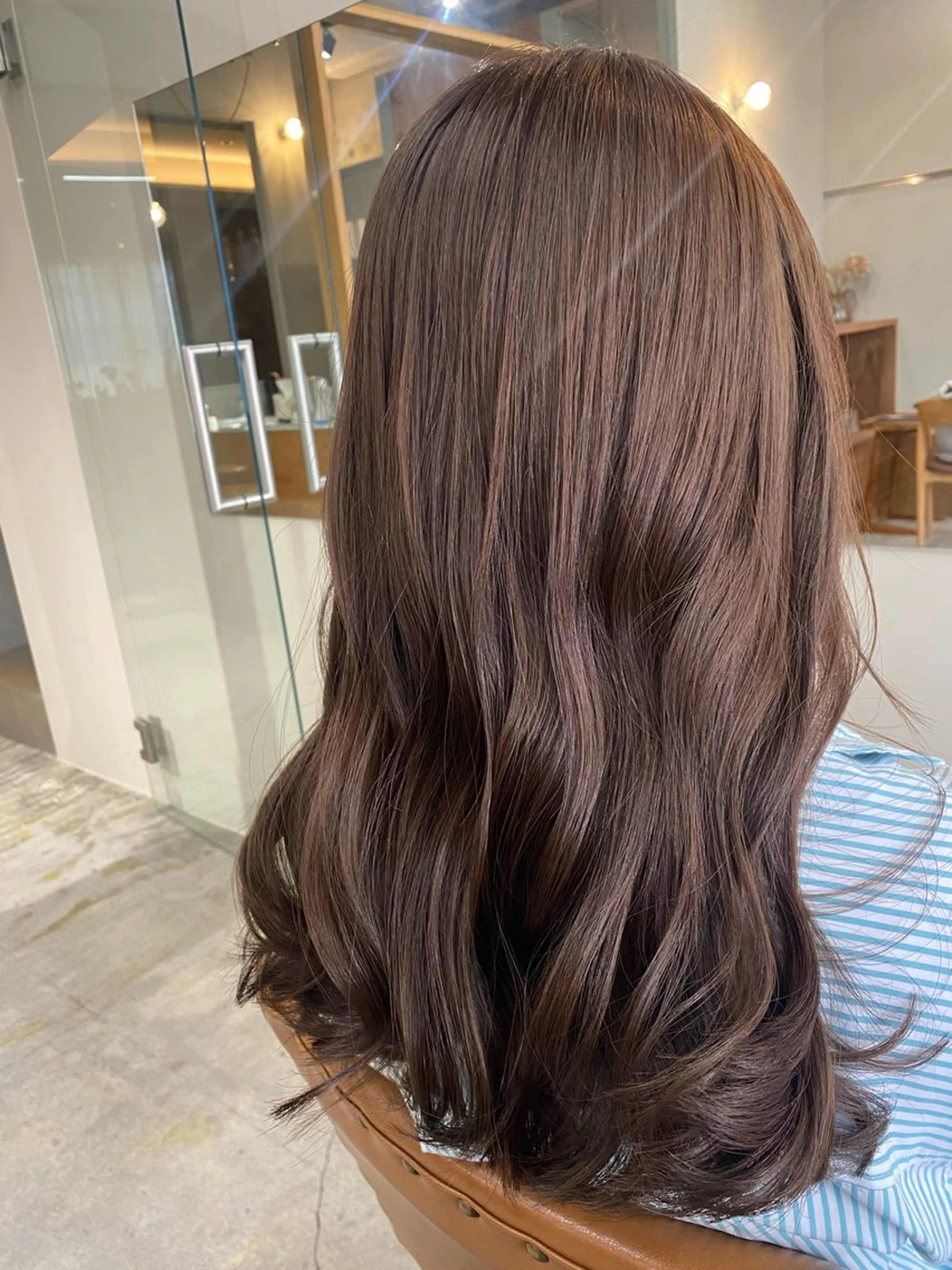 セミロング カット ヘアカラー トリートメント 🌻花屋併設🌻濱 幸帆のヘアスタイル