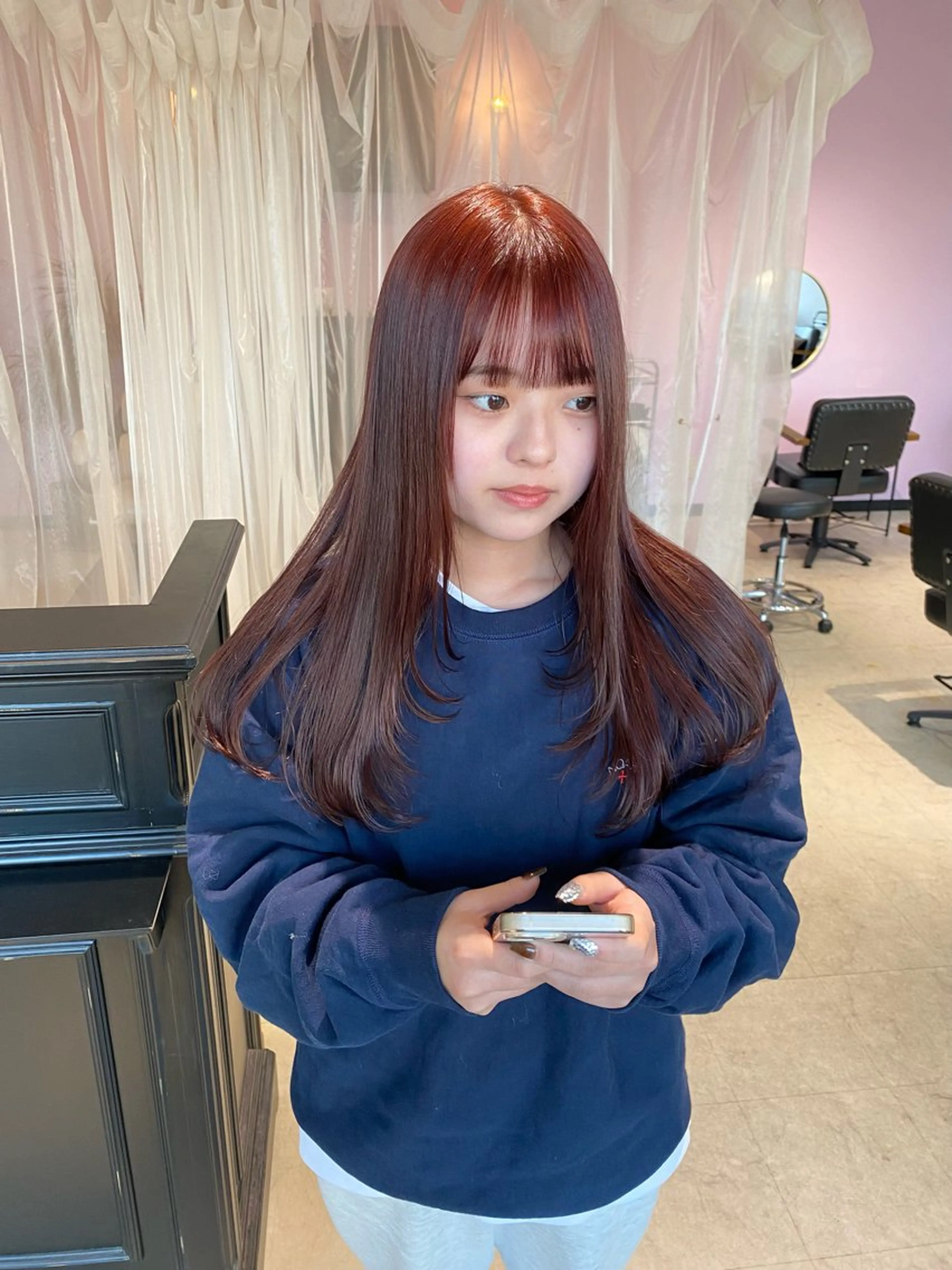 カラー MATTY azusaのヘアスタイル