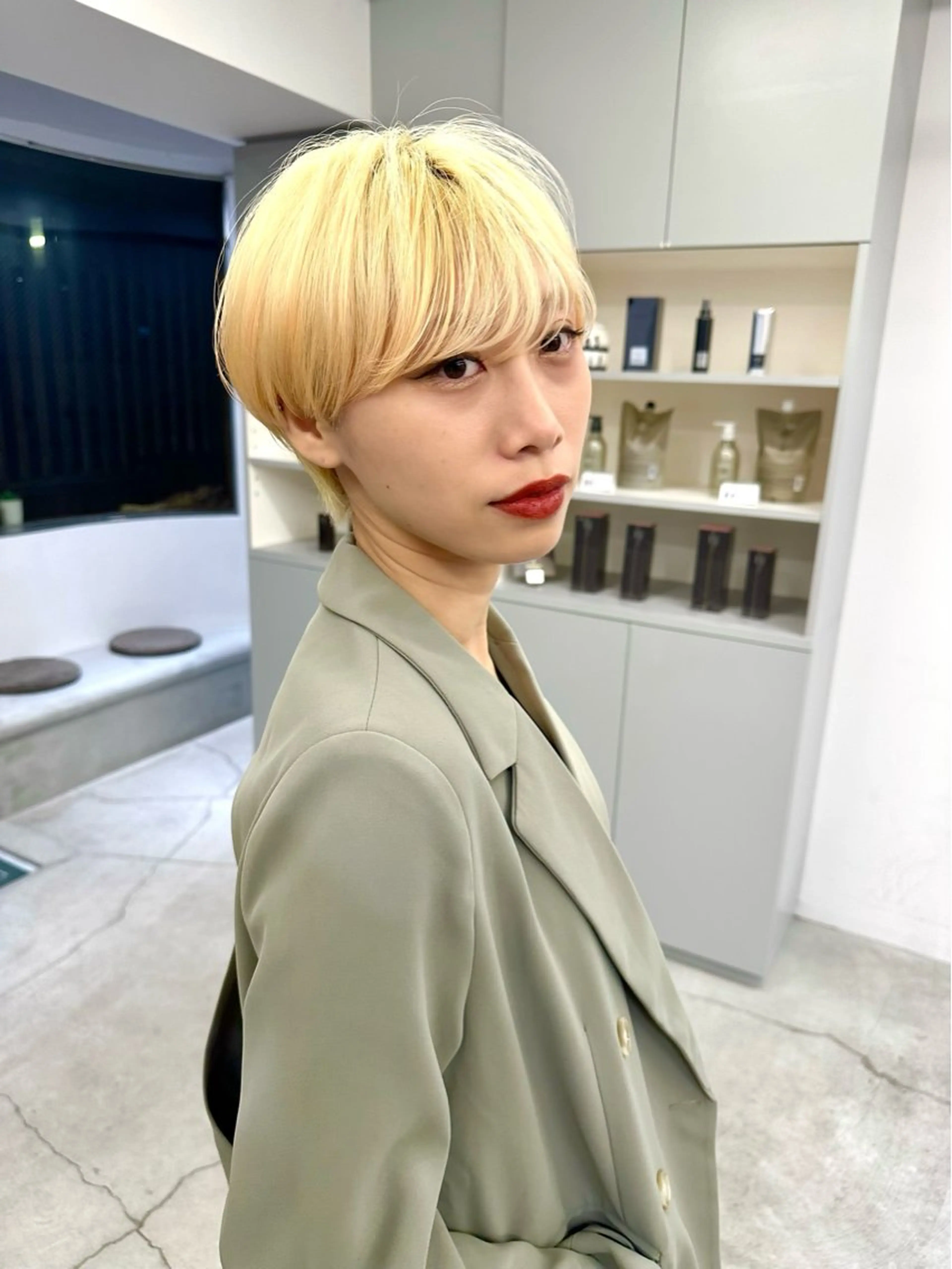 ショート カット 骨格診断で絶対可愛い ✨丸みショート✨凌弥のヘアスタイル