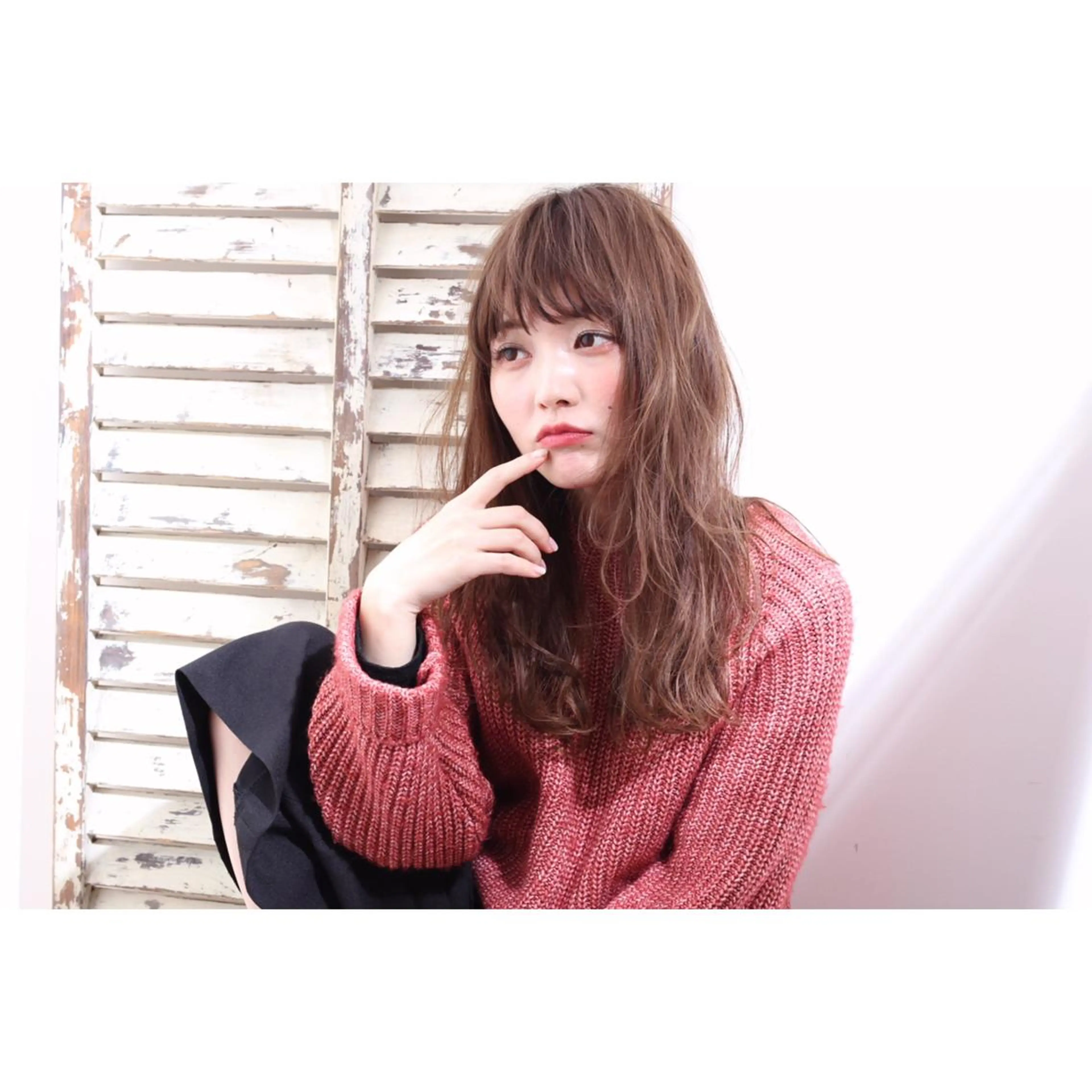 ミディアム セミロング ロング カラー パーマ ショート/レイヤー なら石井知希のヘアスタイル