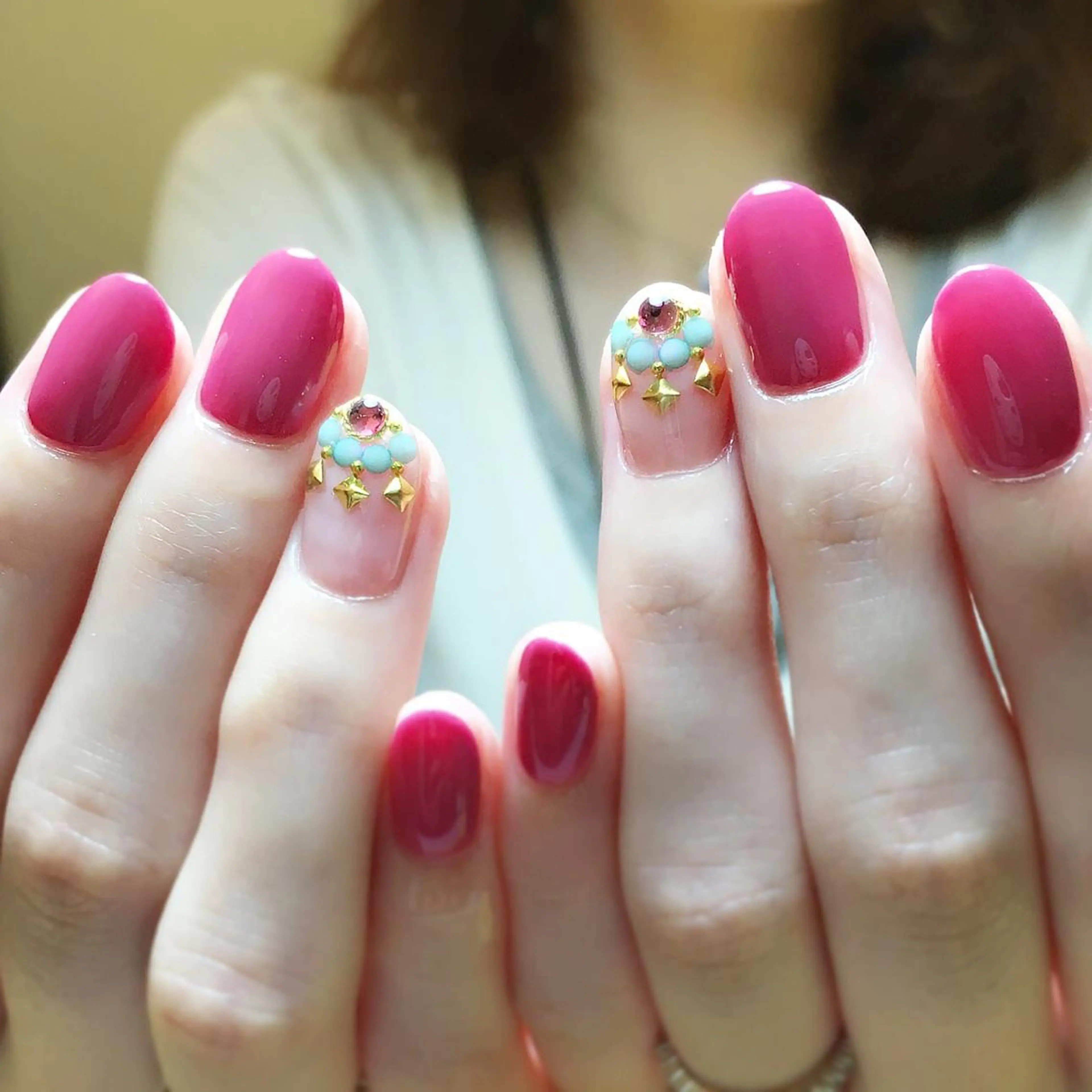 ネイル パープル Nail salon viewt55☺︎のネイルデザイン