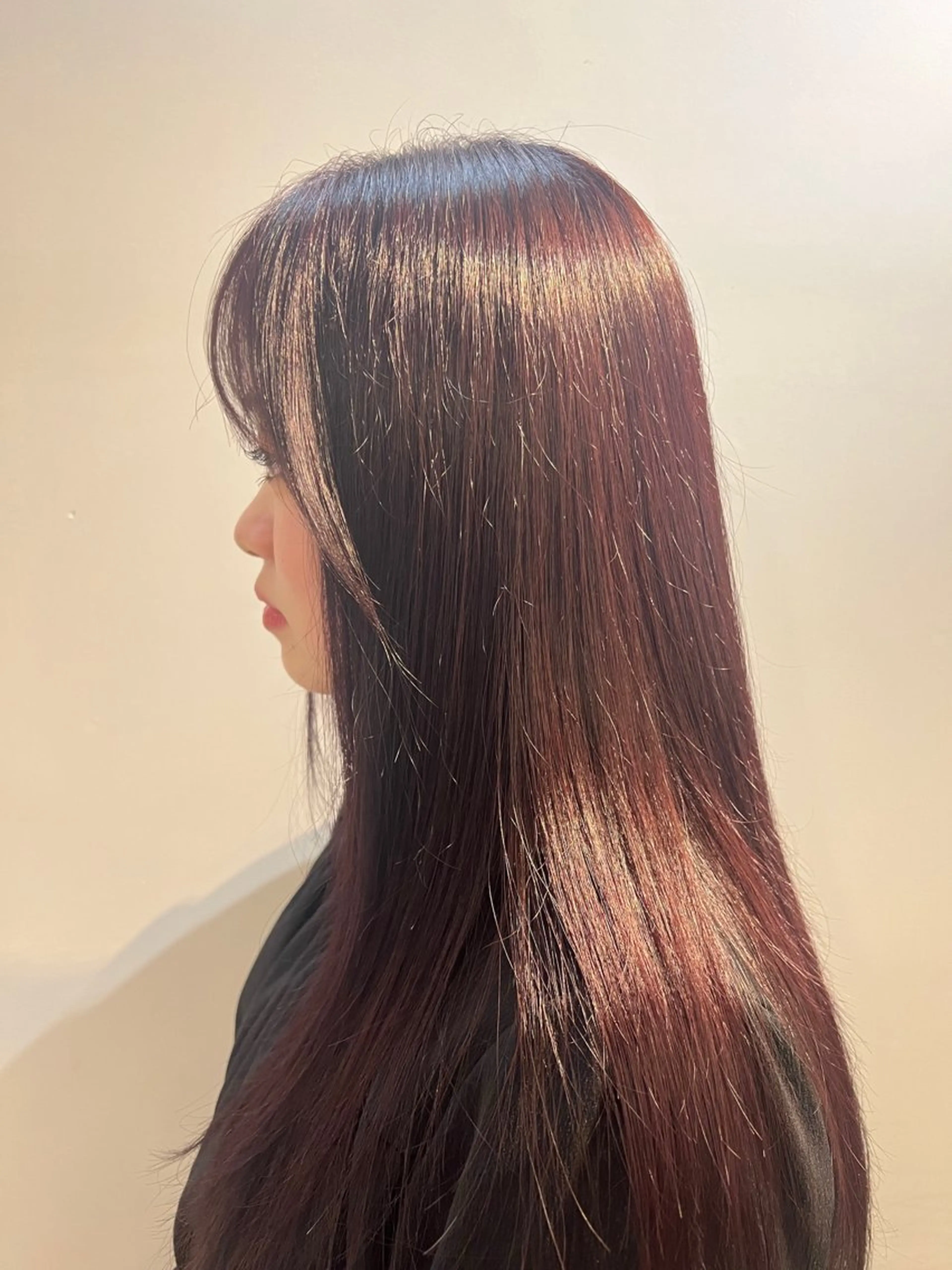 カラー 園田 奈津のヘアスタイル