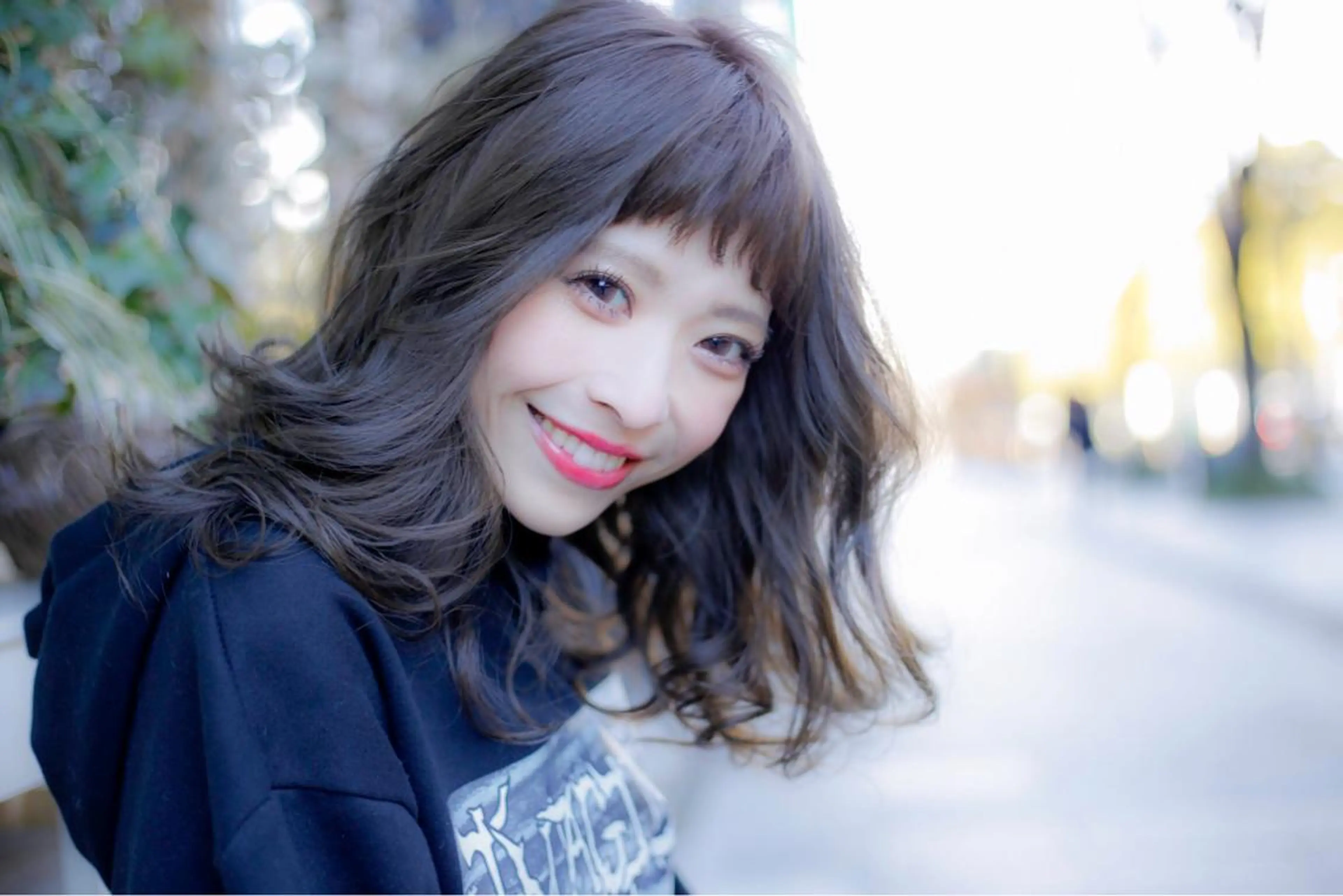 ミディアム カラー 永田 崇のヘアスタイル