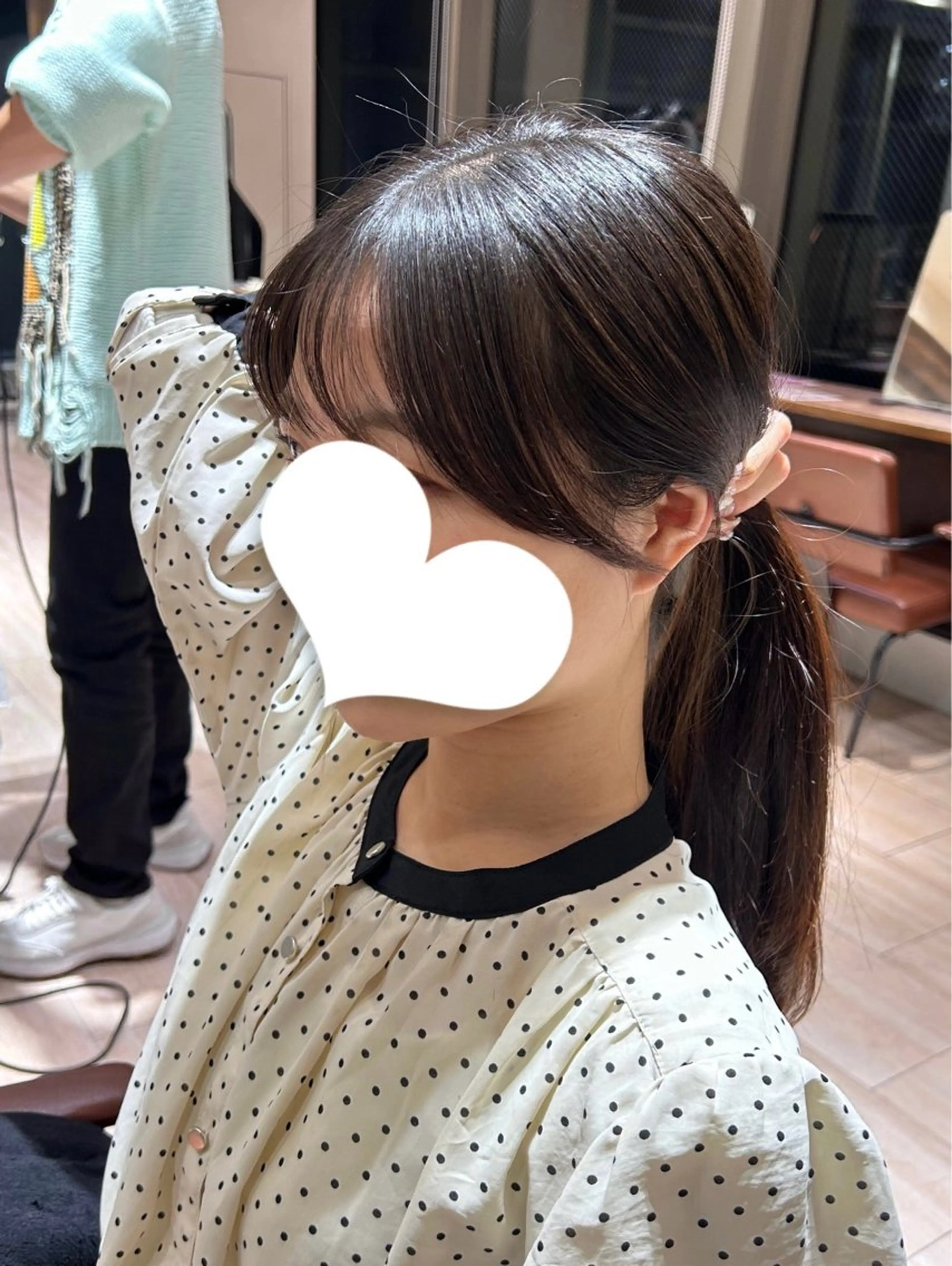 ロング カラー 顔周りカット シースルーバング カット ヘアカラー トリートメント 🍼顔周りカット/ レイヤー/小川華奈のヘアスタイル