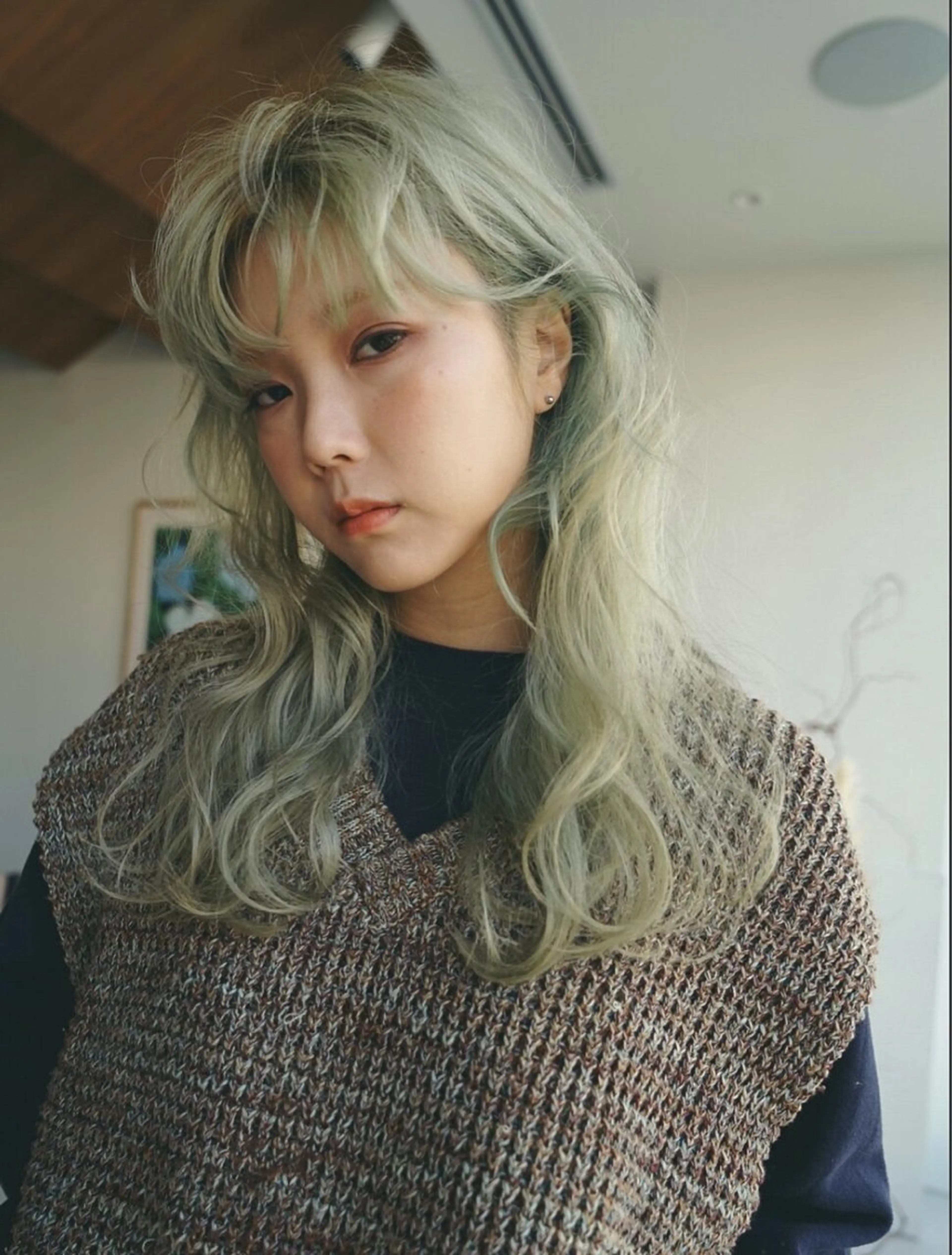 【ミニモ学割U24🌴】ブリーチカラー＋色持ちUPトリートメント///暖色/グレージュ/韓国ヘア/髪質改善の写真