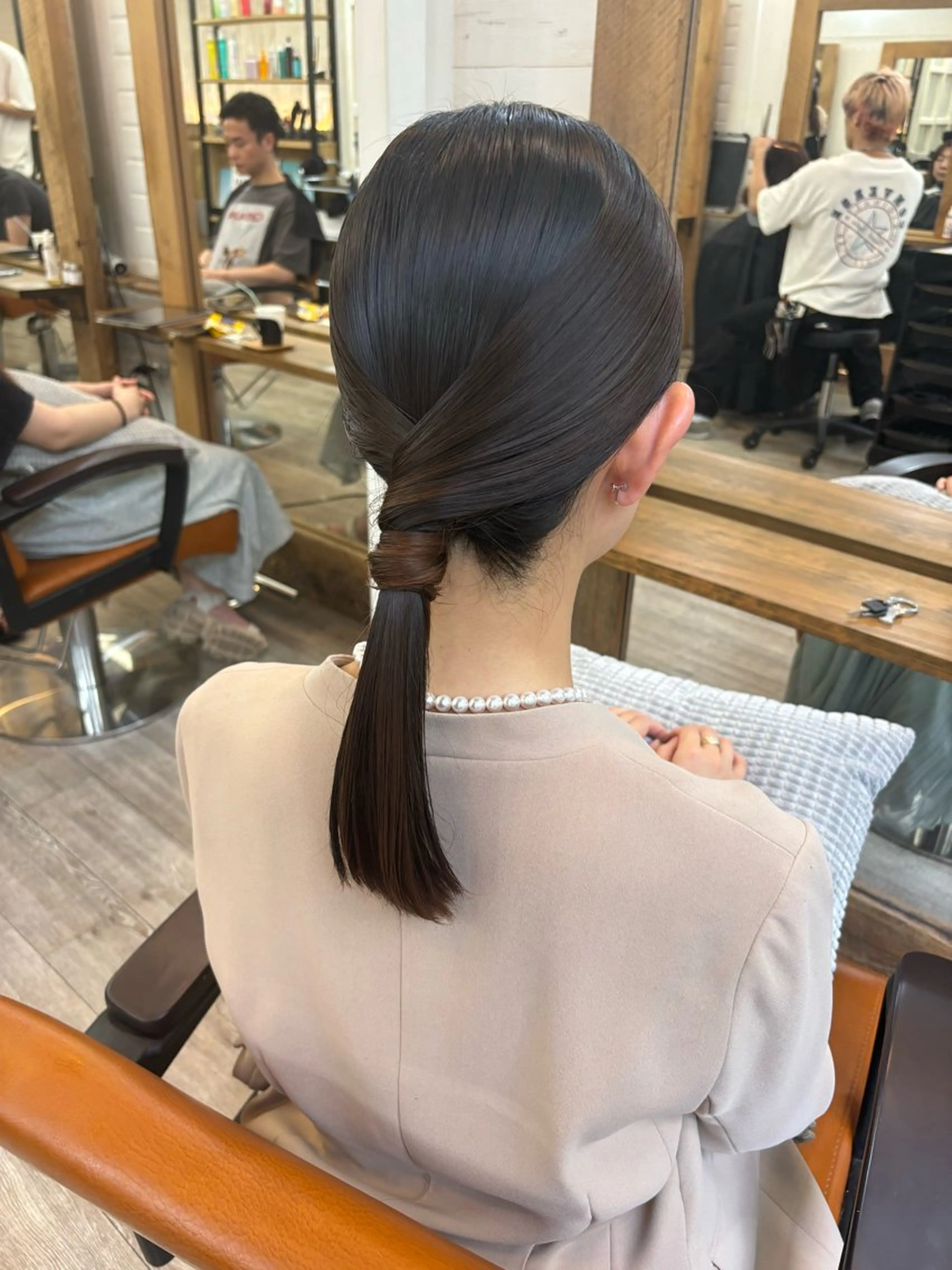 ヘアアレンジ 広島/ヘアセット /ベージュ/わかなのヘアスタイル