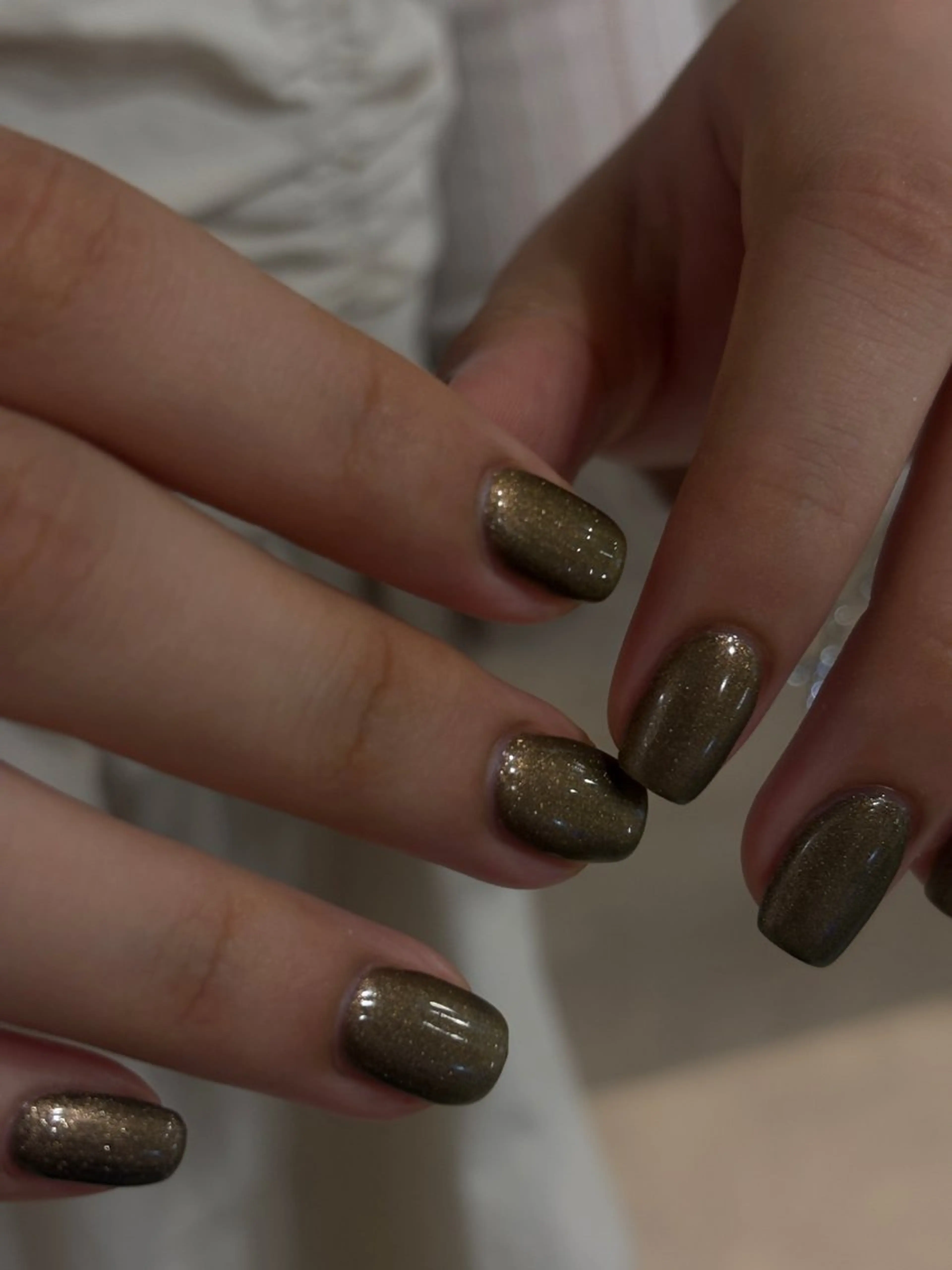 ネイル ブラウン ハンドネイル h i n a 🪽のネイルデザイン