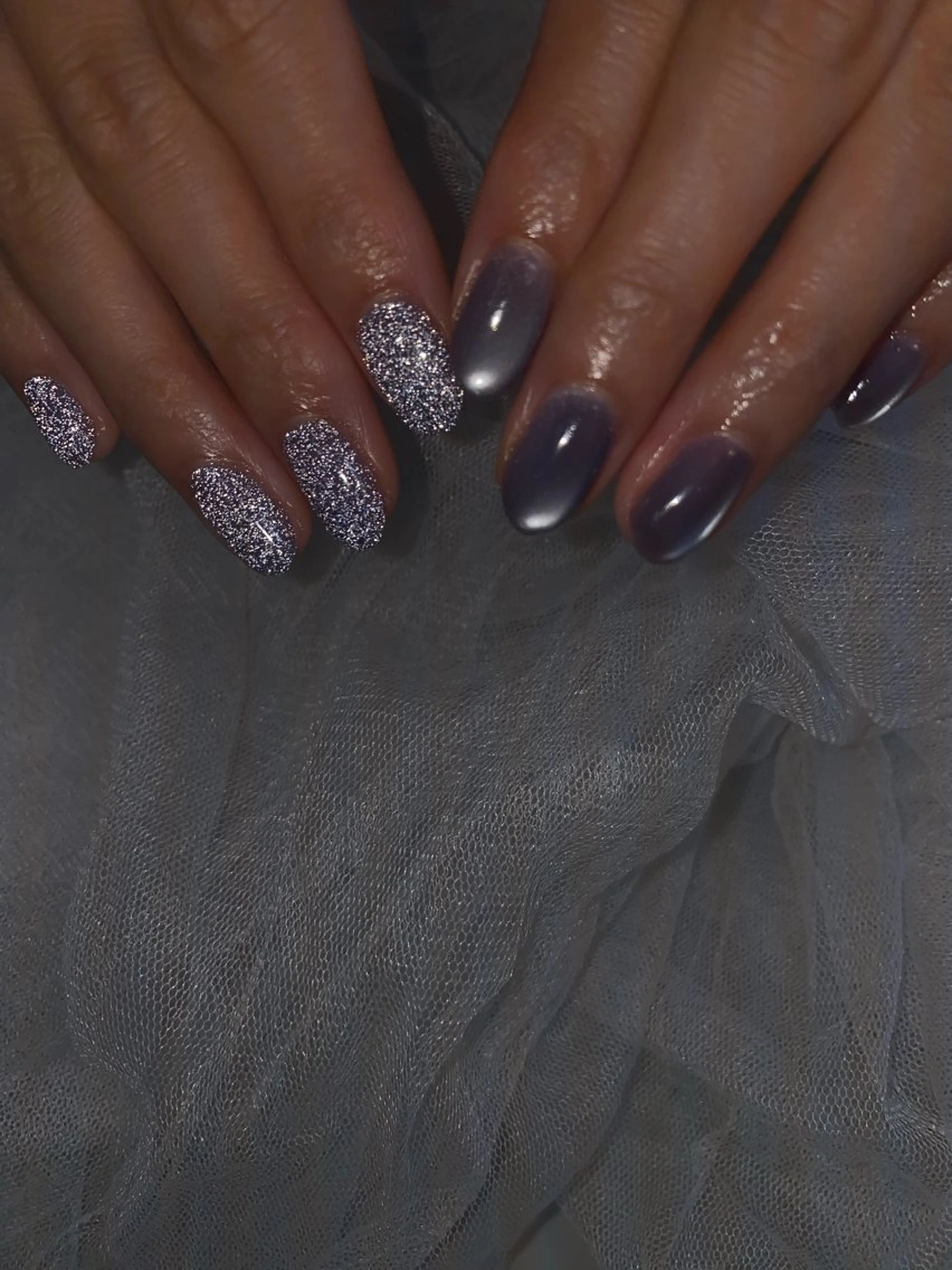 ネイル フラッシュネイル マグネットネイル ハンドネイル Ｌｉｔ所属・Ｌｉｔ .のネイルデザイン