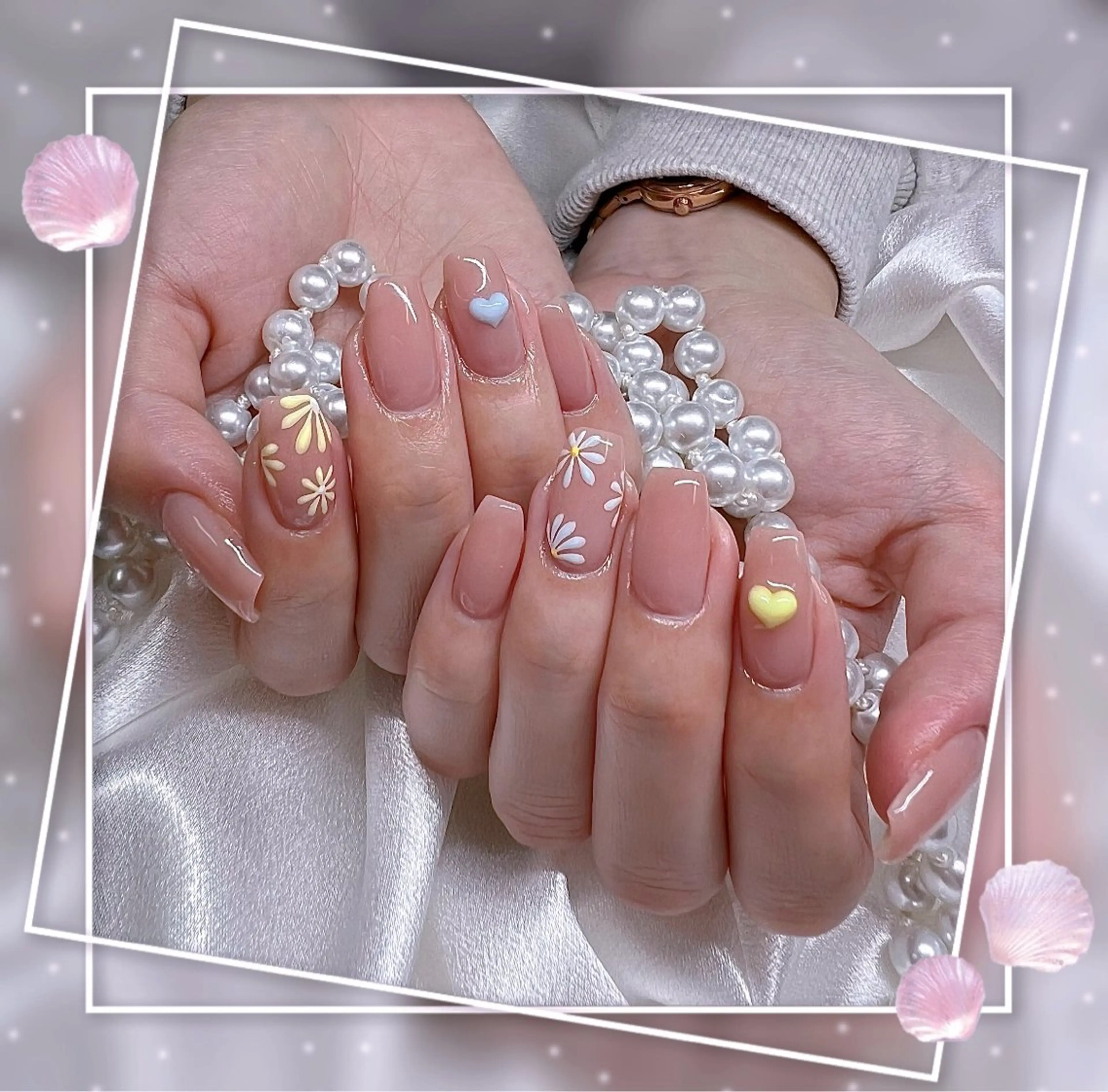 ネイル グラデーション キラキラネイル 韓国ネイル マグネットネイル ピンク Chill Nailsalonのネイルデザイン