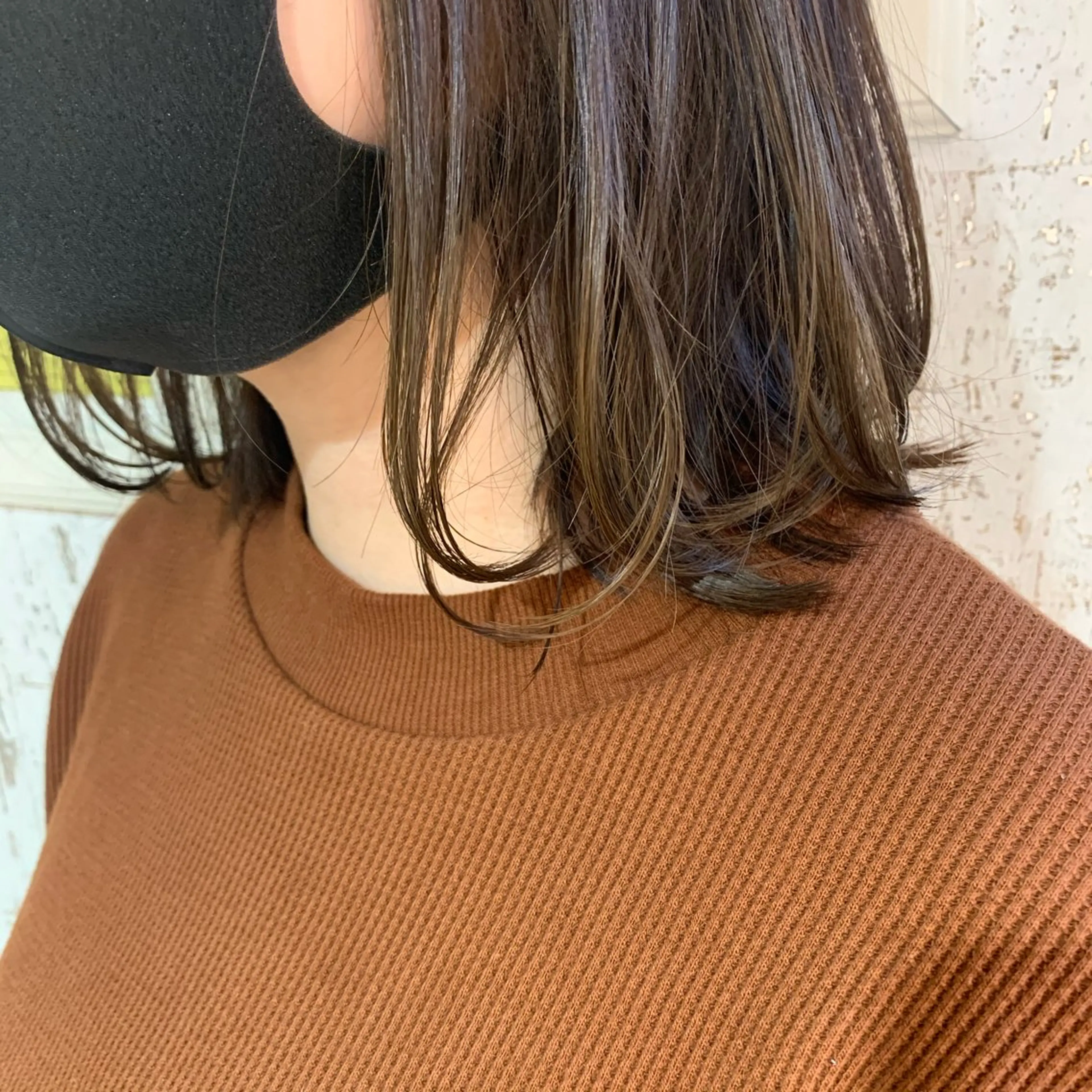 ミディアム カラー stylist/ボブ ことの/韓国レイヤーのヘアスタイル