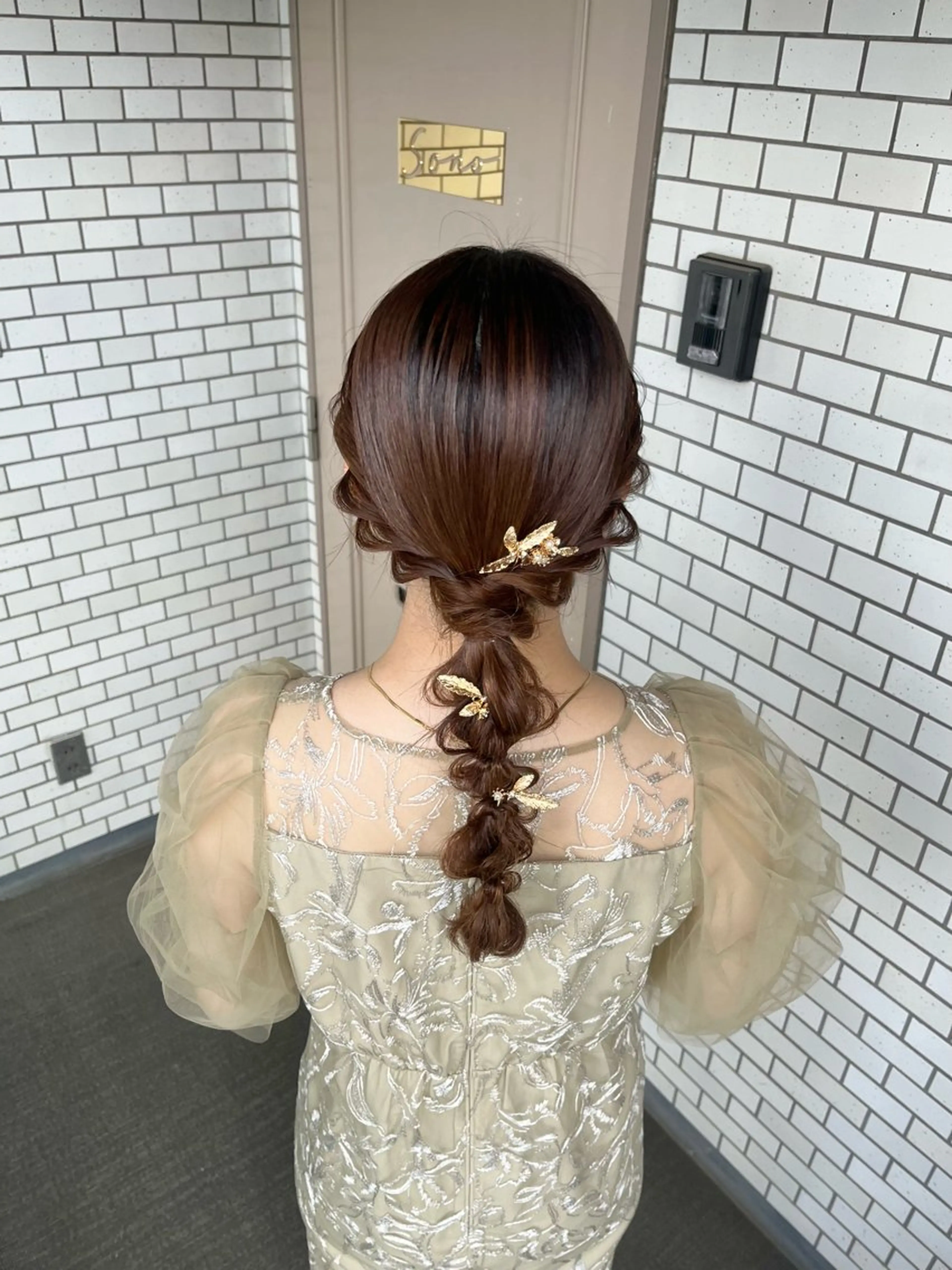 ヘアアレンジ 髪飾り ヘアセット 推し活/イベントヘア 🎀✨yuriのヘアスタイル