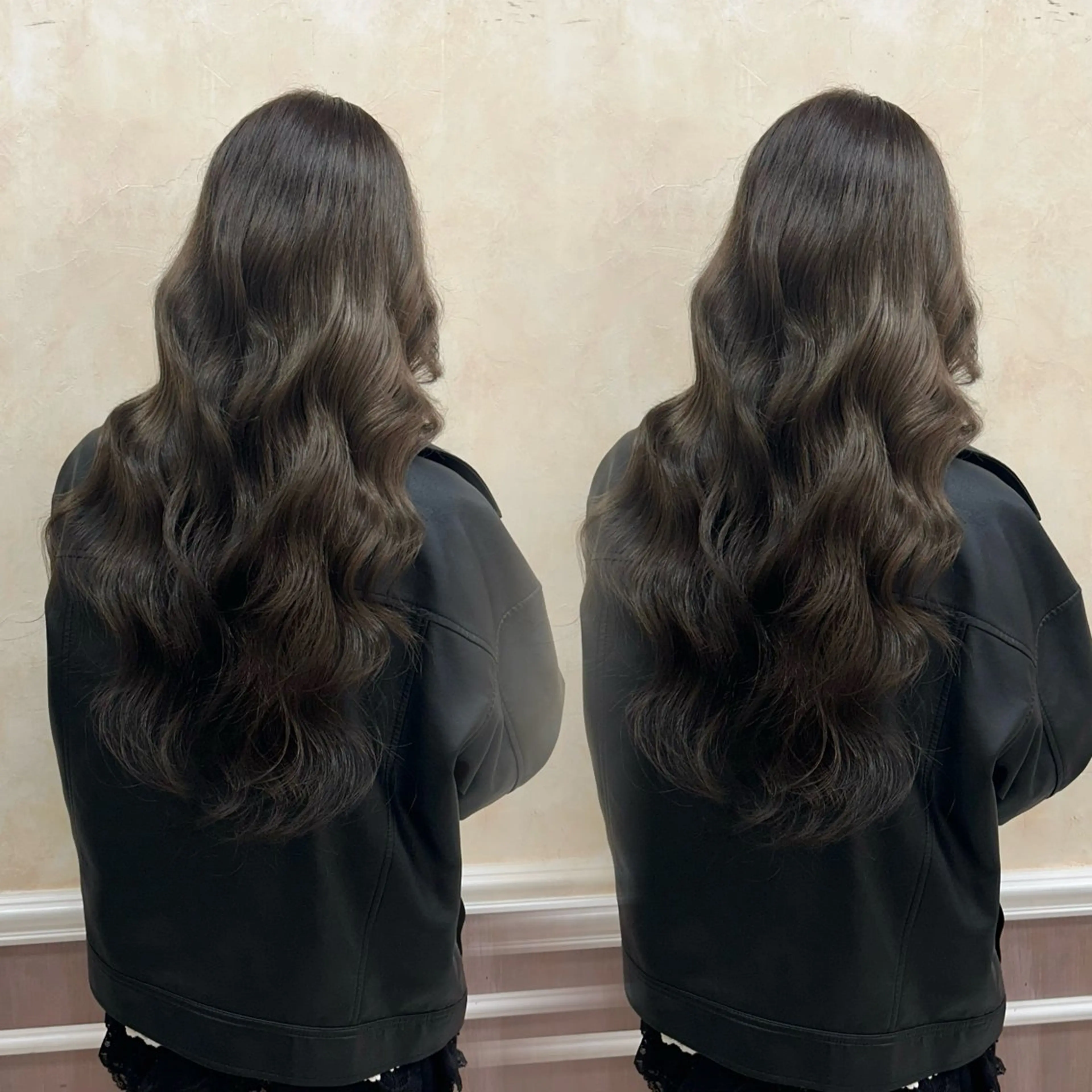 ロング カラー 透明感カラー ヘアカラー PELE manaのヘアスタイル