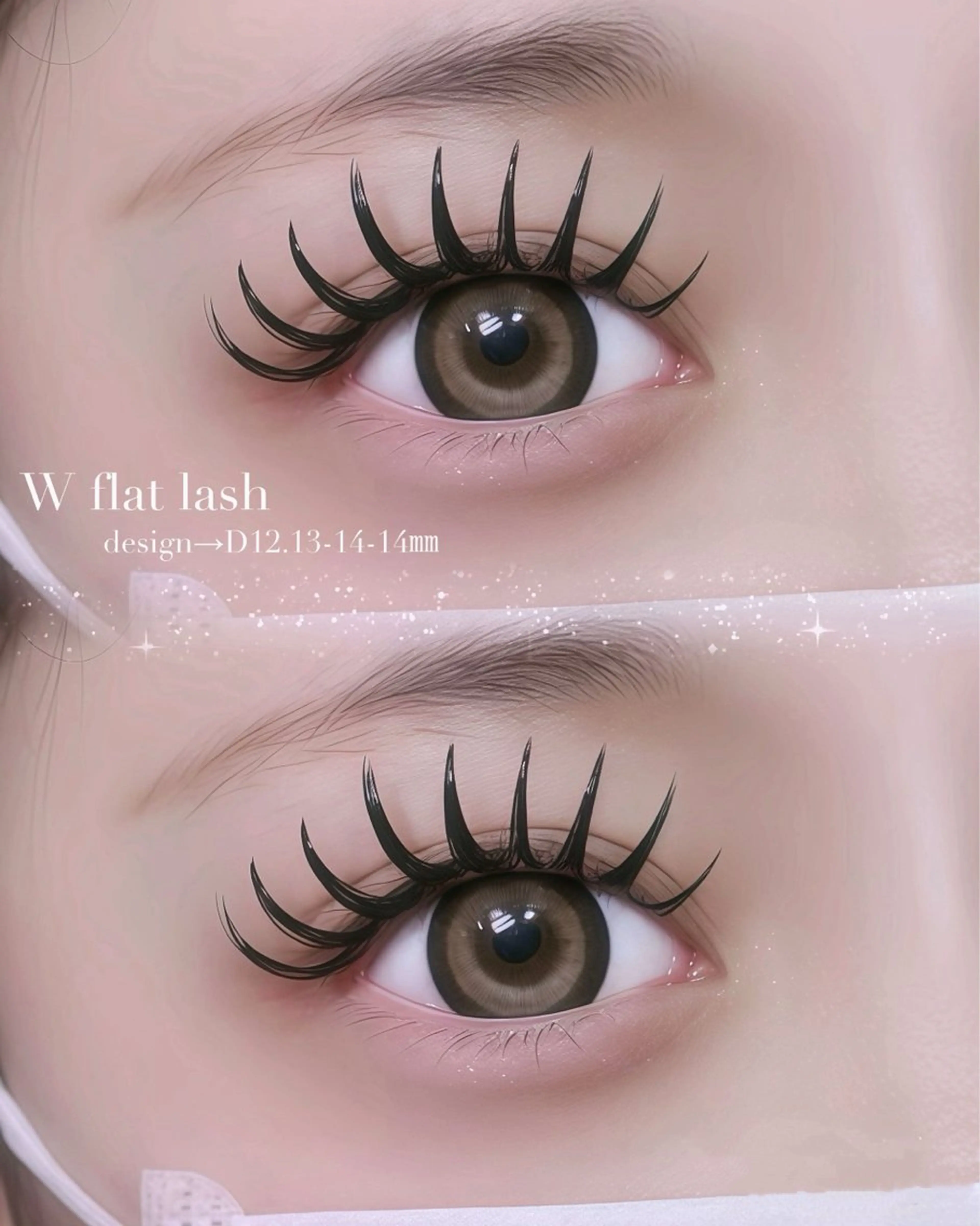 マツエク・マツパ バインドロック 束感まつ毛 フラットラッシュ ナチュラル パリジェンヌラッシュリフト YK マツエクのマツエク・マツパデザイン