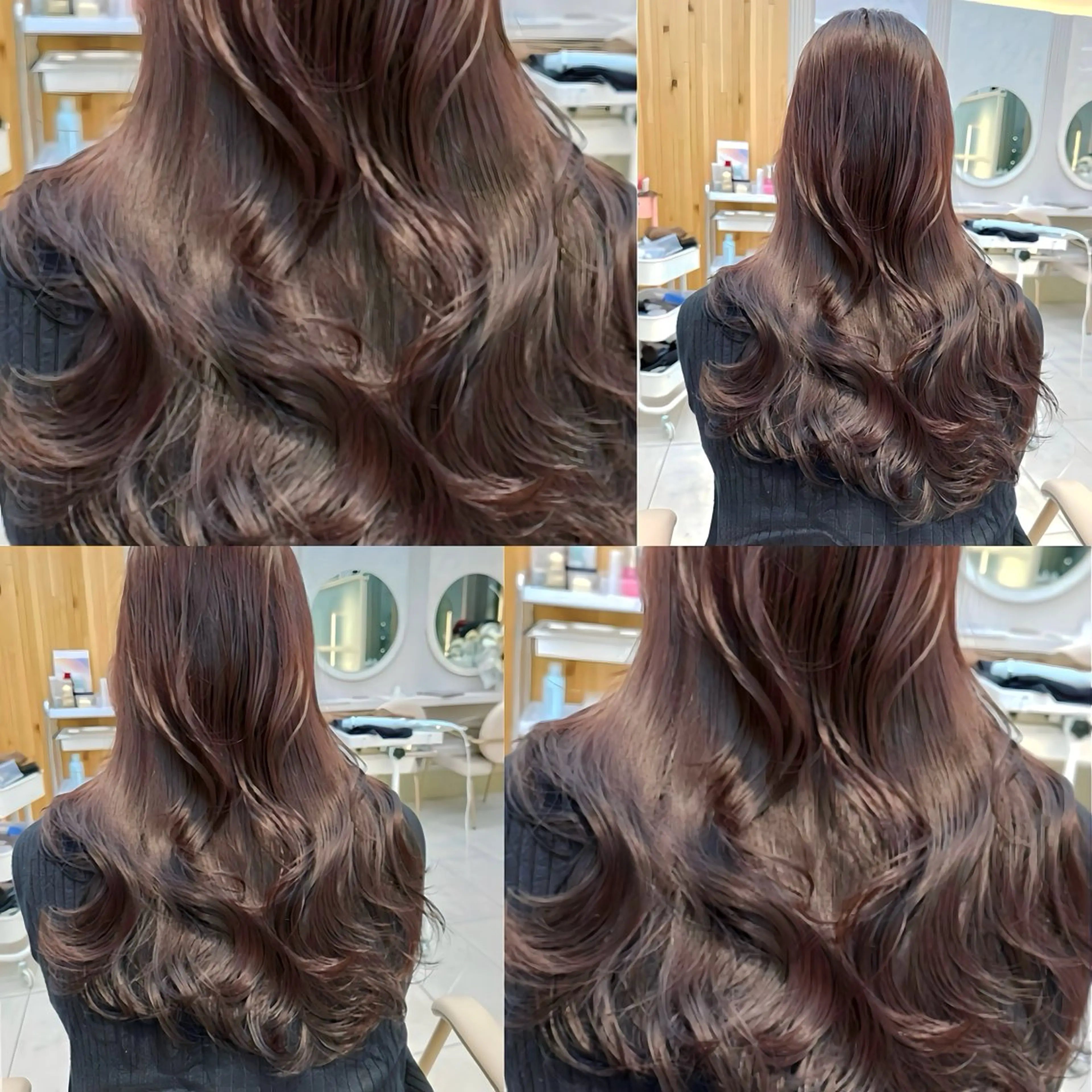 セミロング カラー 🇰🇷韓国風くびれ ヘア🇰🇷中村優大のヘアスタイル