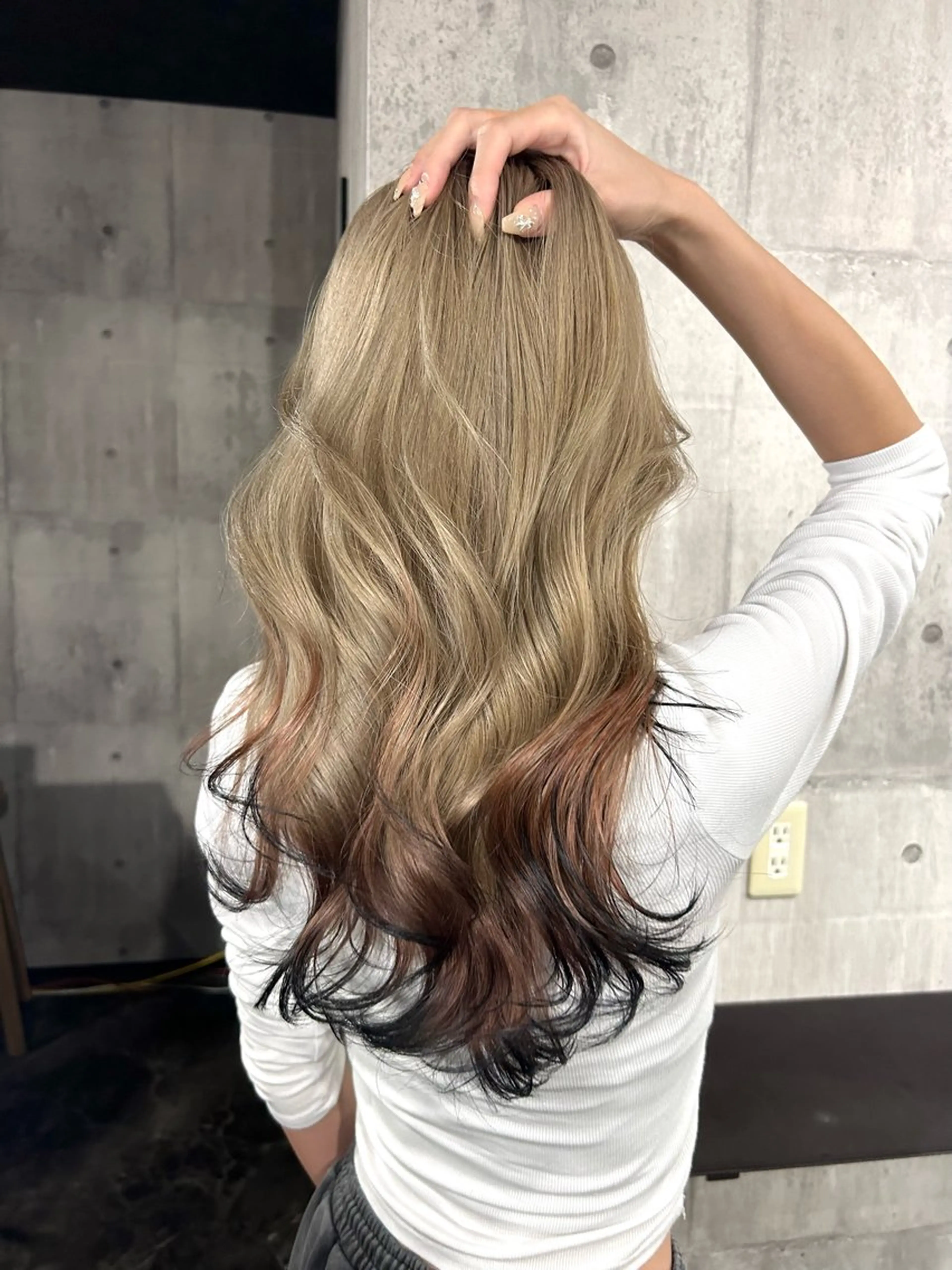 カラー 前田 匡蔵のヘアスタイル