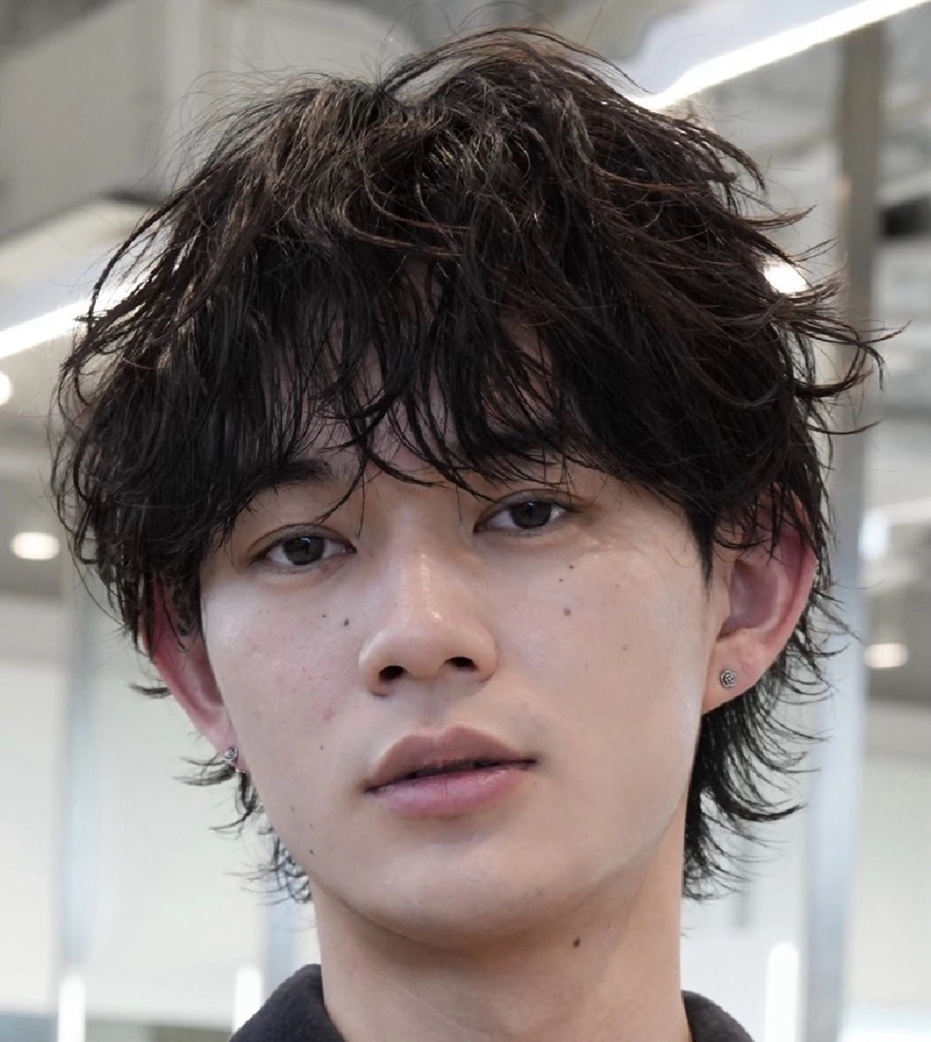 パーマ メンズ センターパート マッシュ メンズパーマ プードルパーマ メンズツイストパーマ カット パーマ トリートメント 仙台フェザーパーマ/ fifth/遠藤楓雅のヘアスタイル