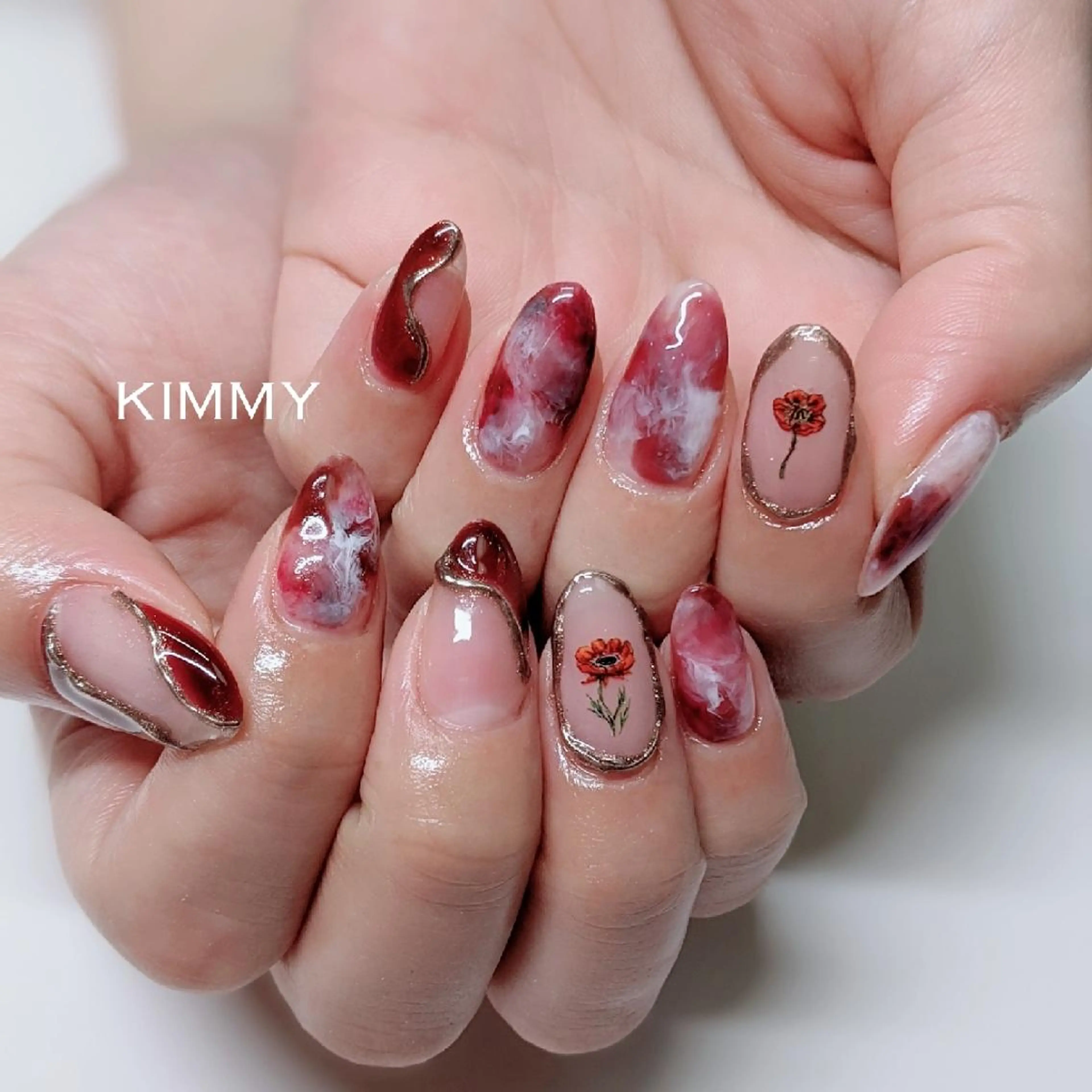 ネイル ハンドネイル kimmy nailsのネイルデザイン