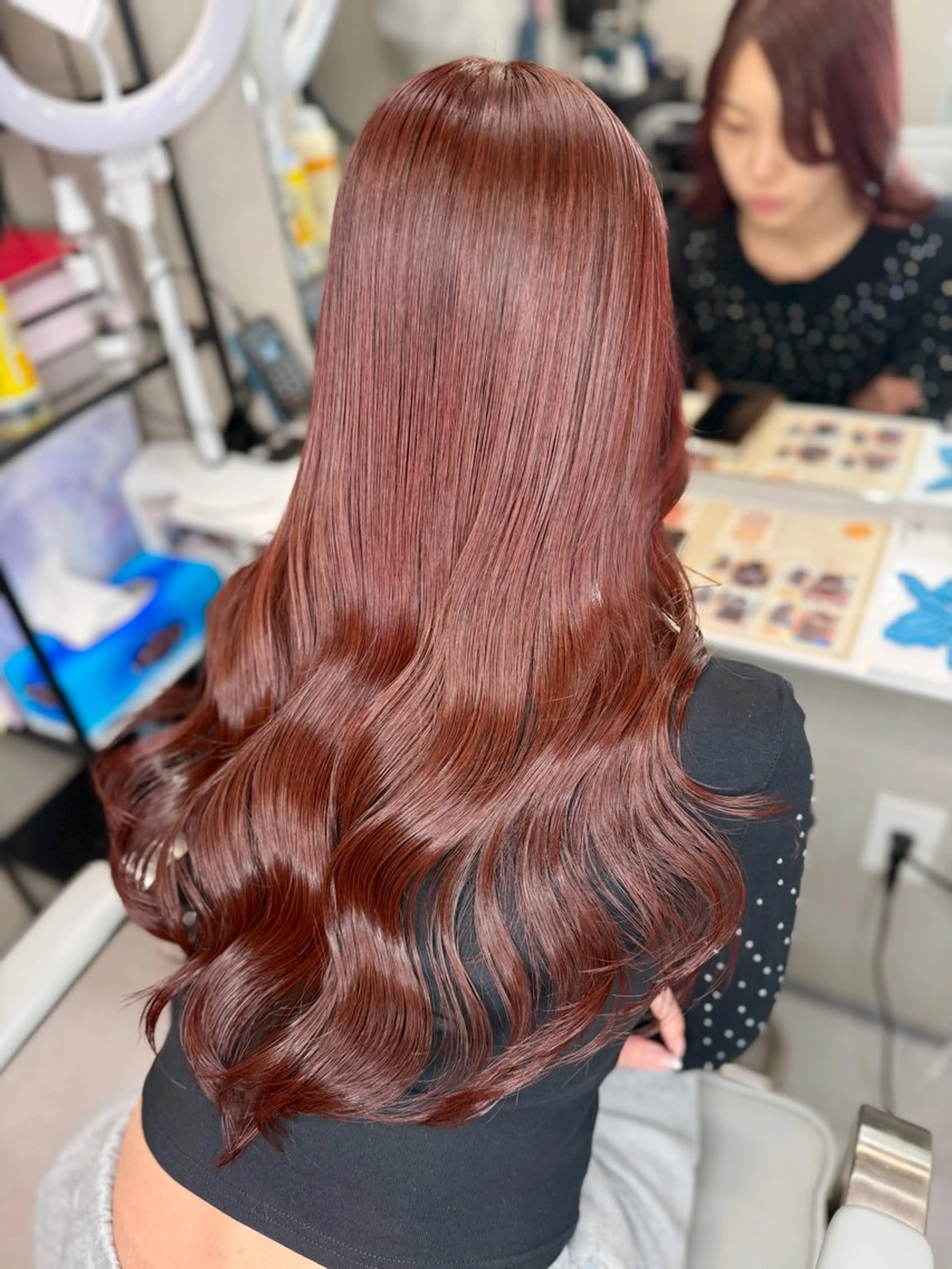 ロング カラー ブリーチ 透明感カラー ブリーチなしカラー 髪質改善 カット ヘアカラー トリートメント 今井 勝也のヘアスタイル