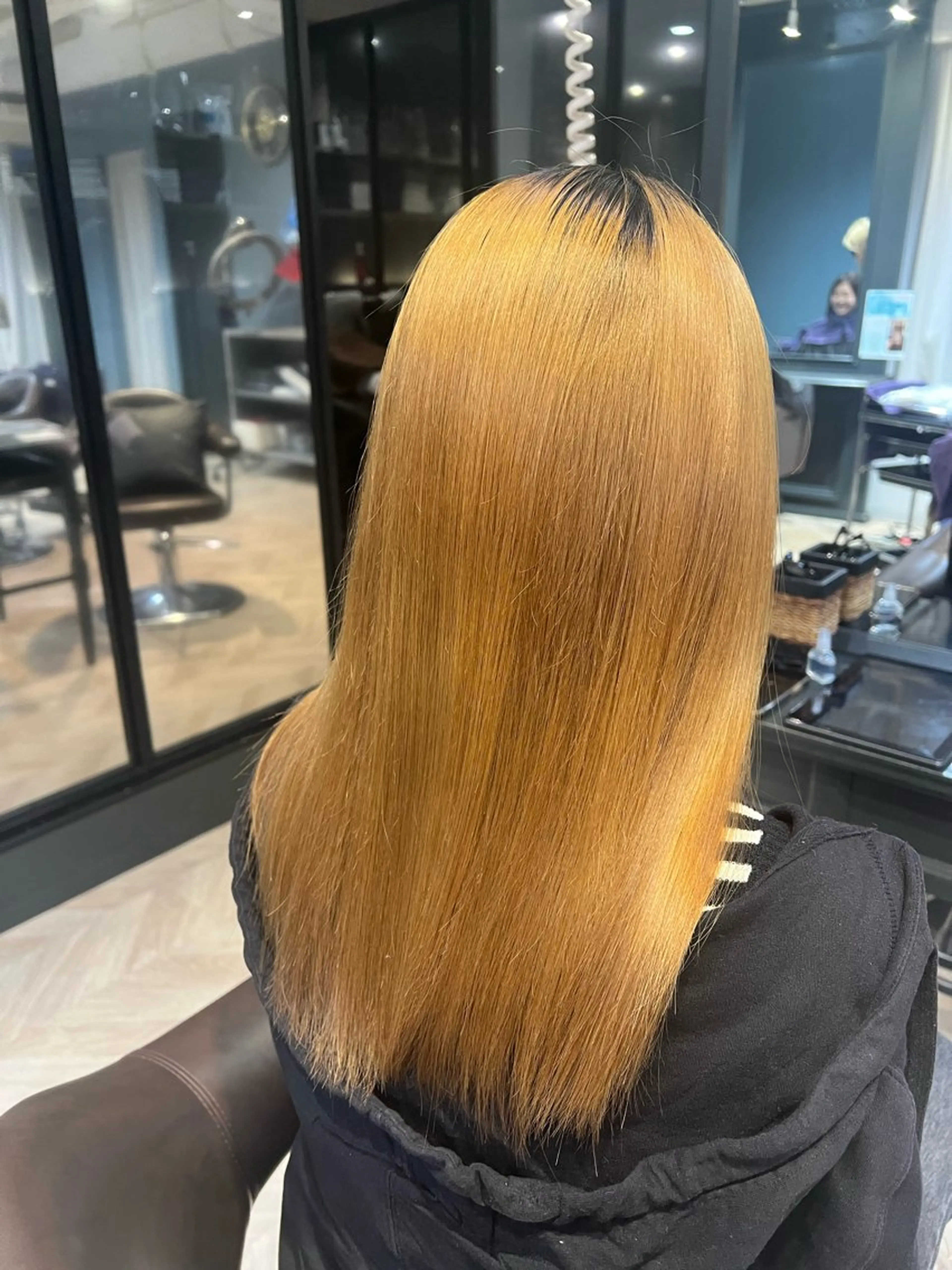 ロング カラー 髪質改善 Naru┆川西能勢口 ┆髪質改善のヘアスタイル