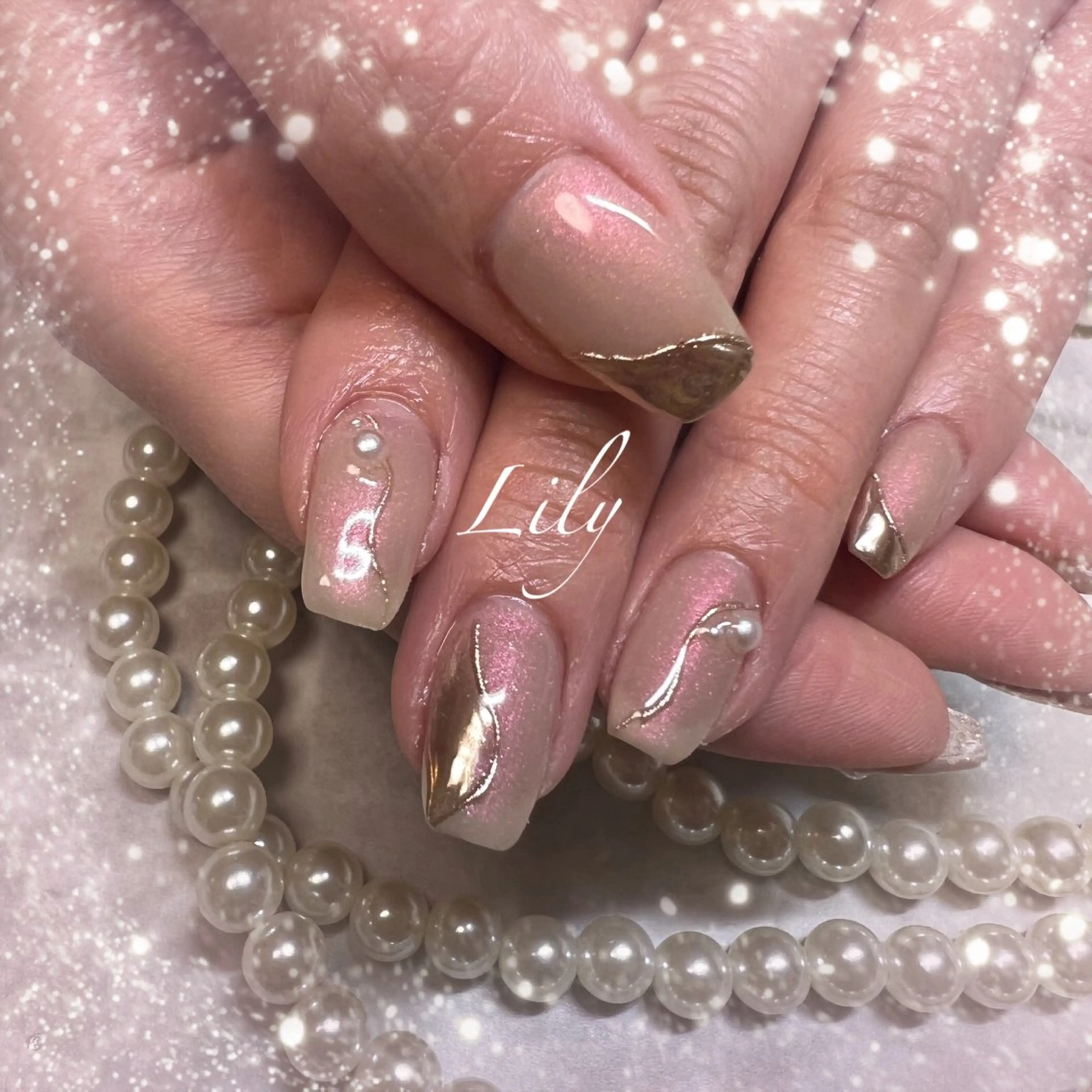 ネイル ハンドネイル Lily*nail 🌻Mii🌻のネイルデザイン