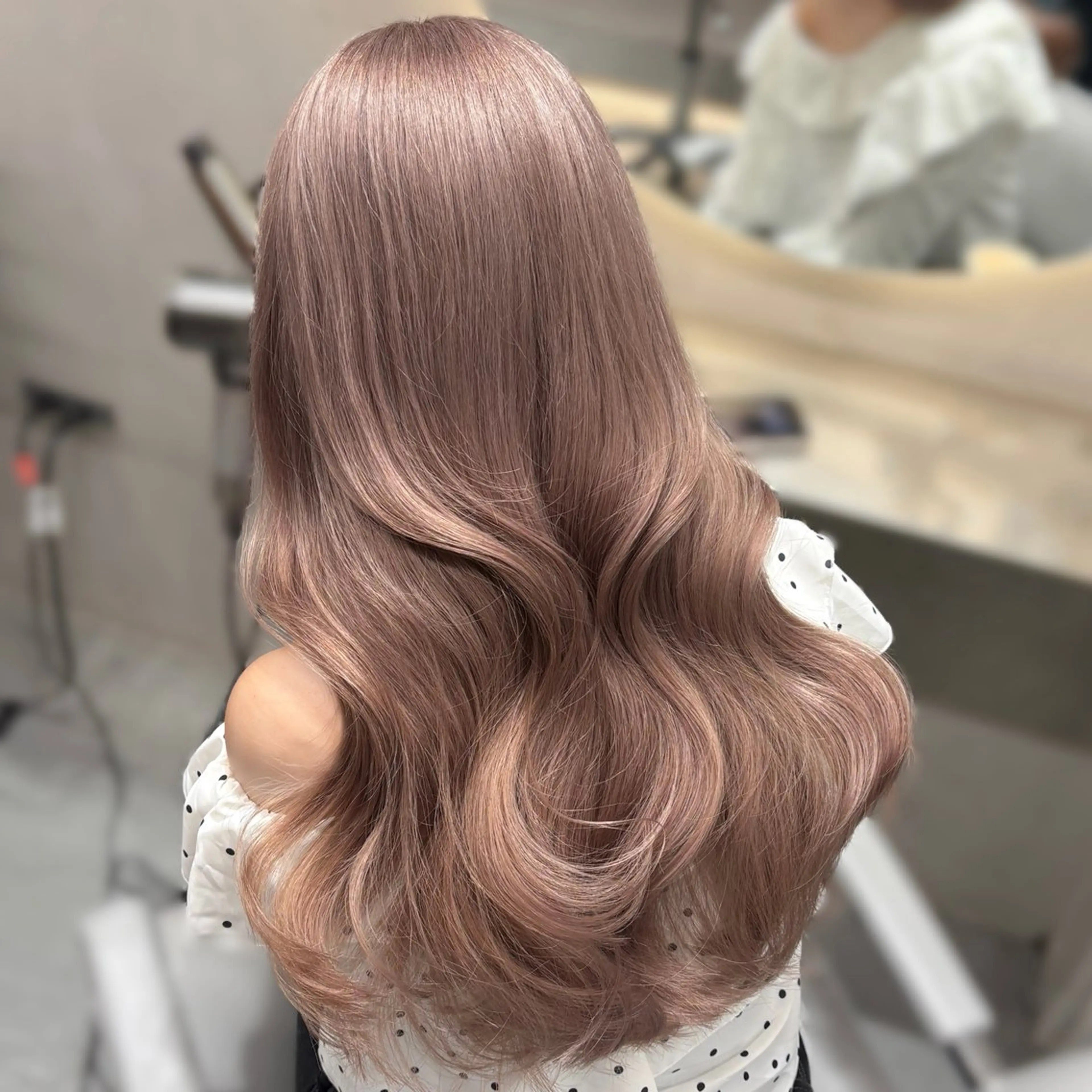 ロング カラー うるツヤハイトーン/ レイヤー⟡mayuのヘアスタイル