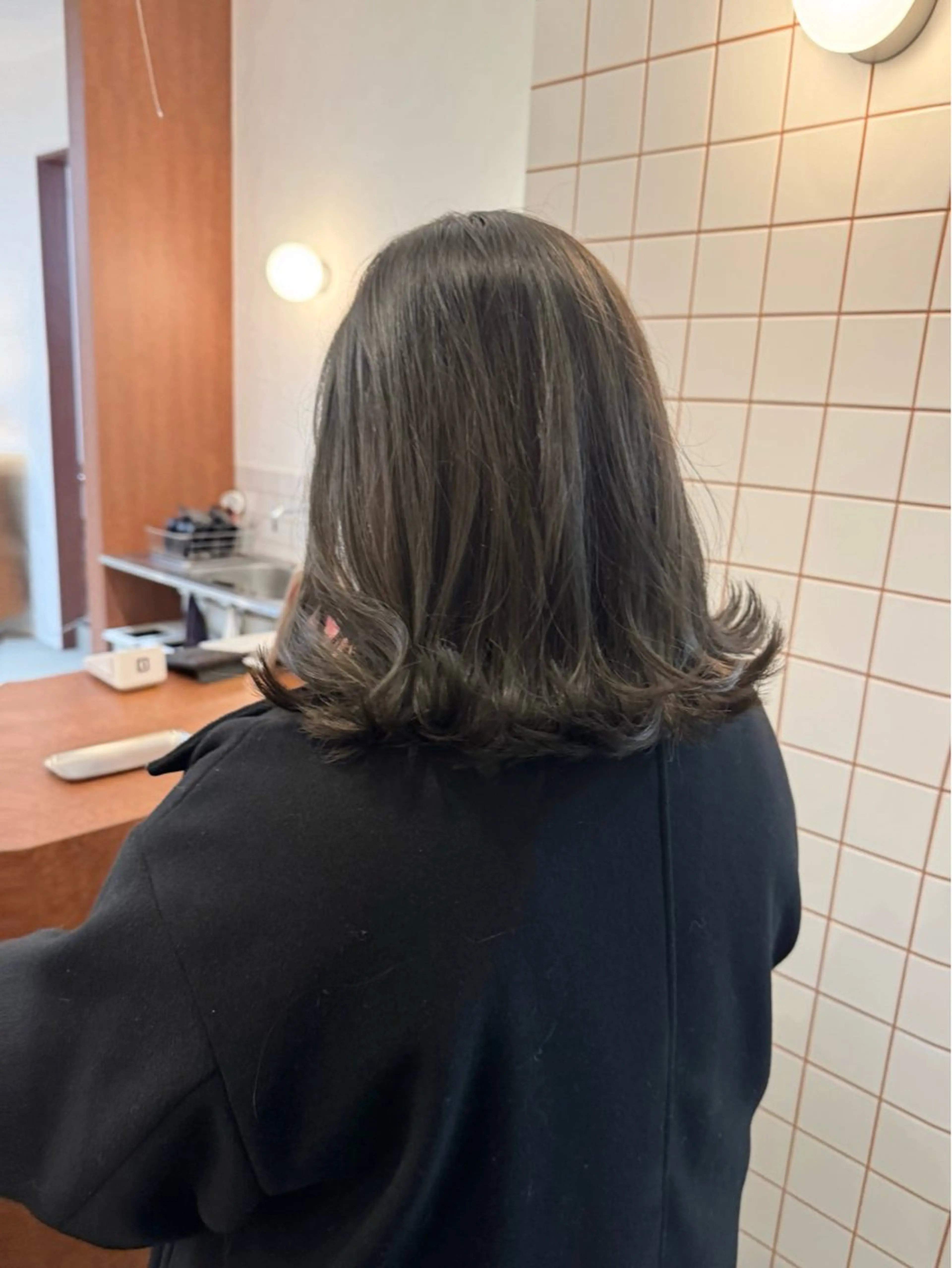 ミディアム カラー カット ヘアカラー illatos あやののヘアスタイル