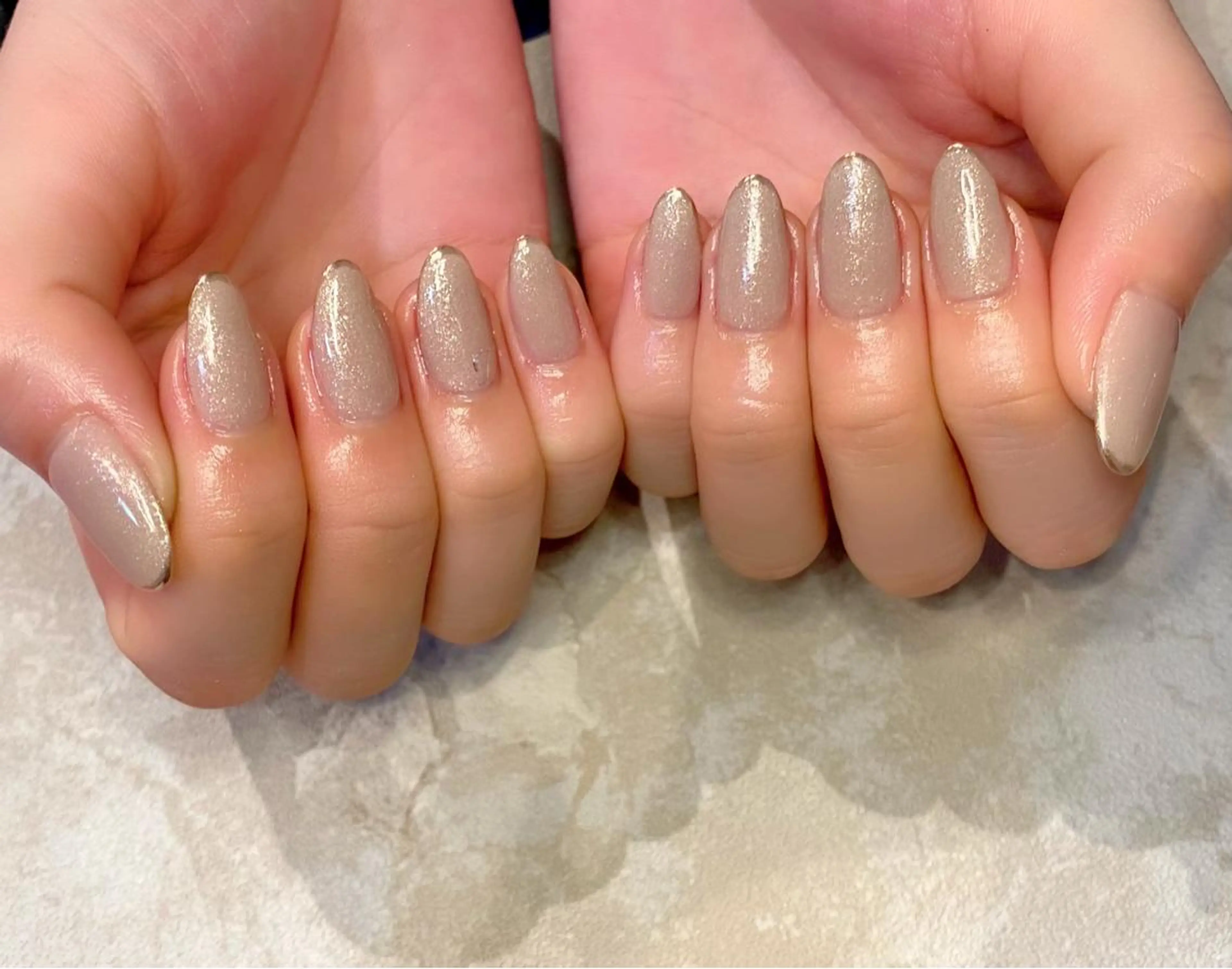 ネイル フレンチネイル ミラーネイル ハンドネイル Lino+ ネイル&よもぎ蒸しのネイルデザイン