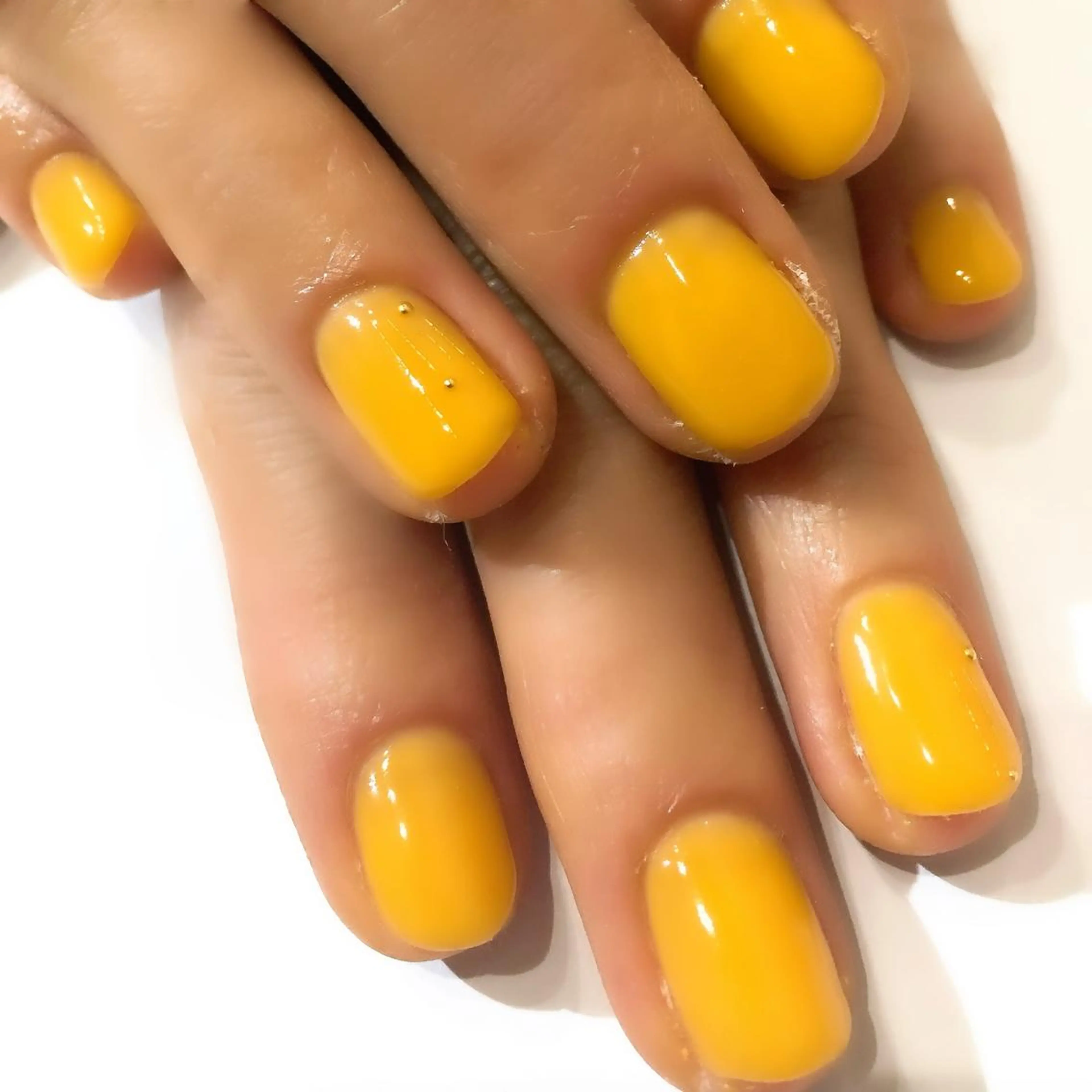 ネイル アートネイル ゴールド SASAKI NOZOMIのネイルデザイン