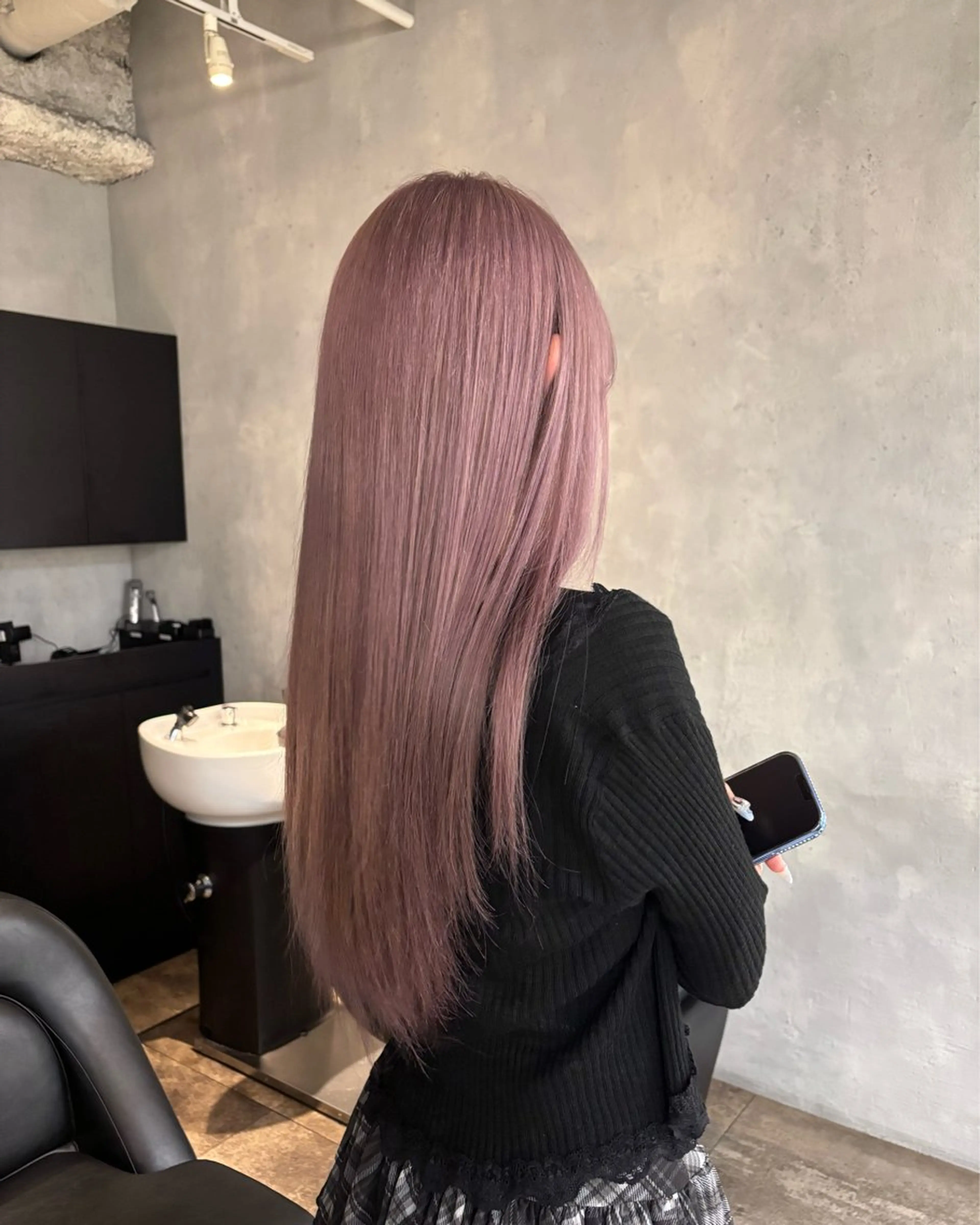 ロング カラー 柔らかbeige モトキのヘアスタイル