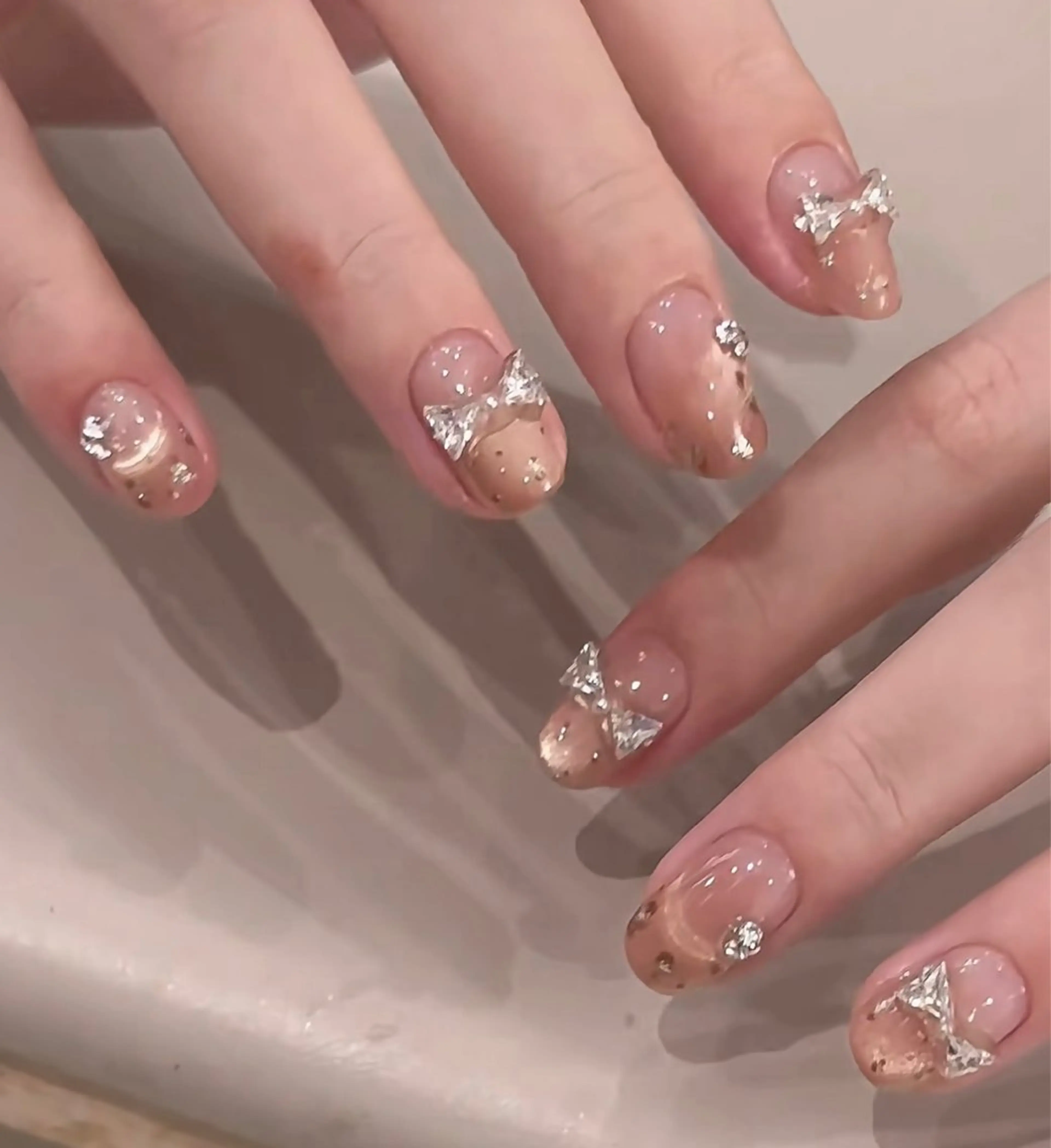 ネイル ハンドネイル Venus nail チップ長さだし専門店のネイルデザイン